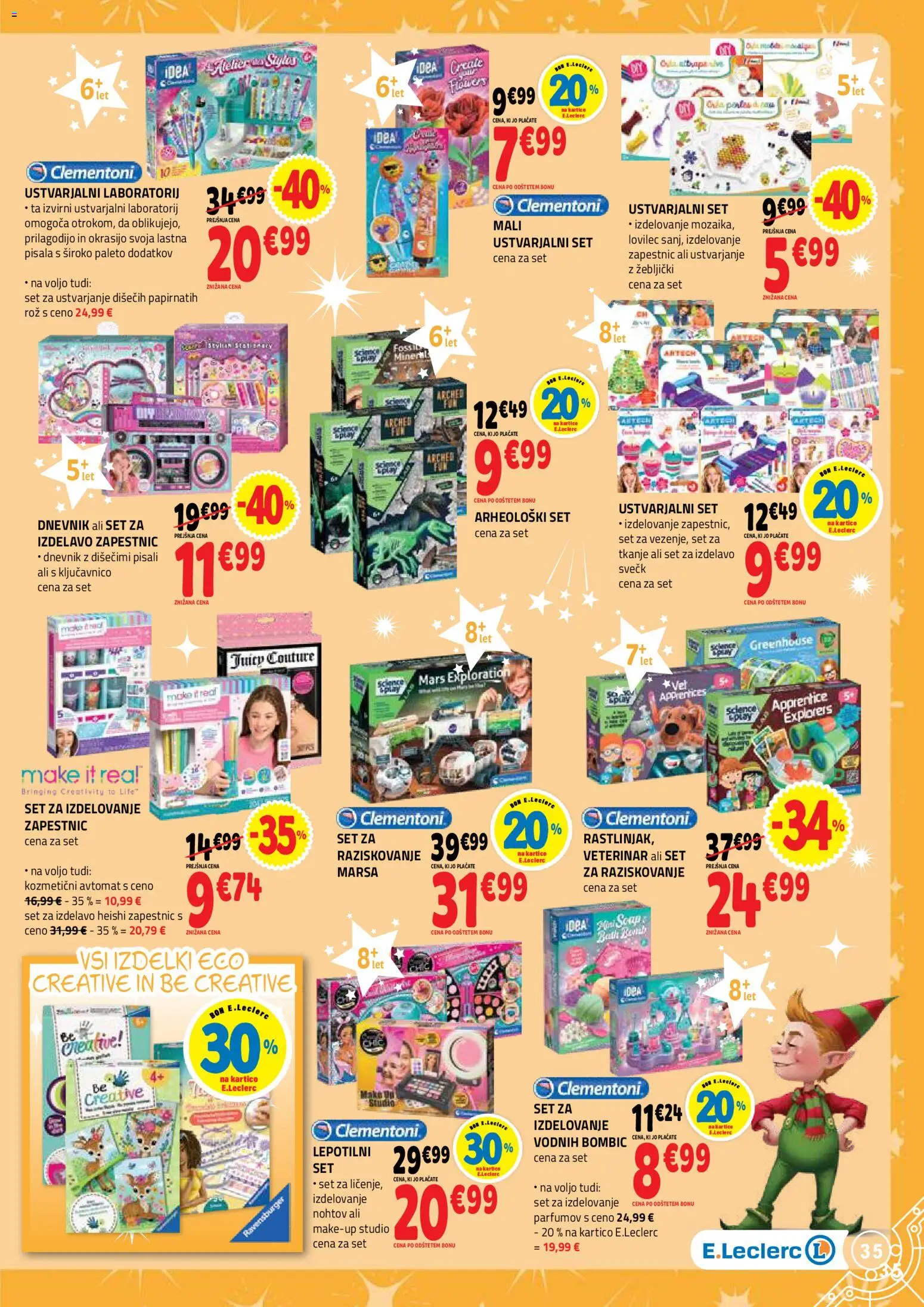 Novi E.leclerc katalog ponudbe – veljaven od 04.11.2025 | Stran: 35 | Izdelki: Pisala