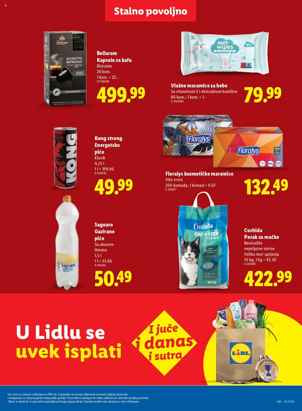 Lidl katalog - važi od 09.10.2025 | Strana: 19 | Proizvode: Kapsule, Kapsule za kafu, Vlažne maramice