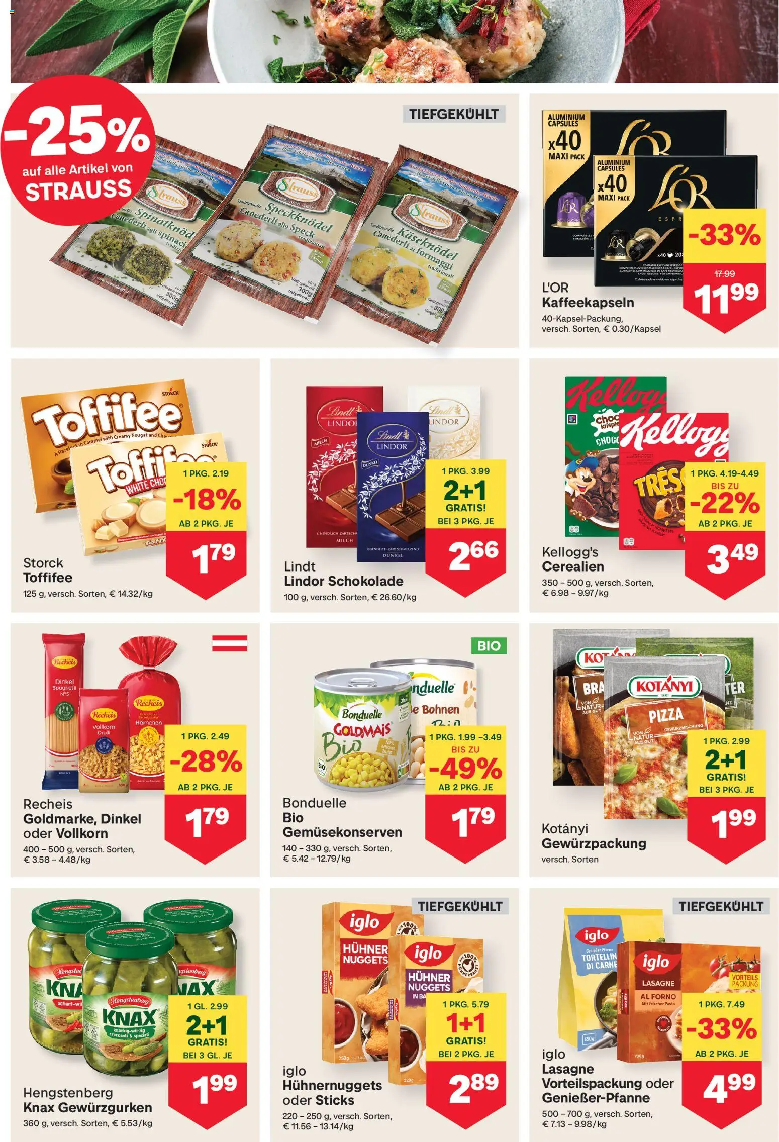 MPREIS Flugblatt gültig ab 26.02.2026 | Seite: 8 | Produkte: Milch, Hajdina liszt, Schokolade, Pizza