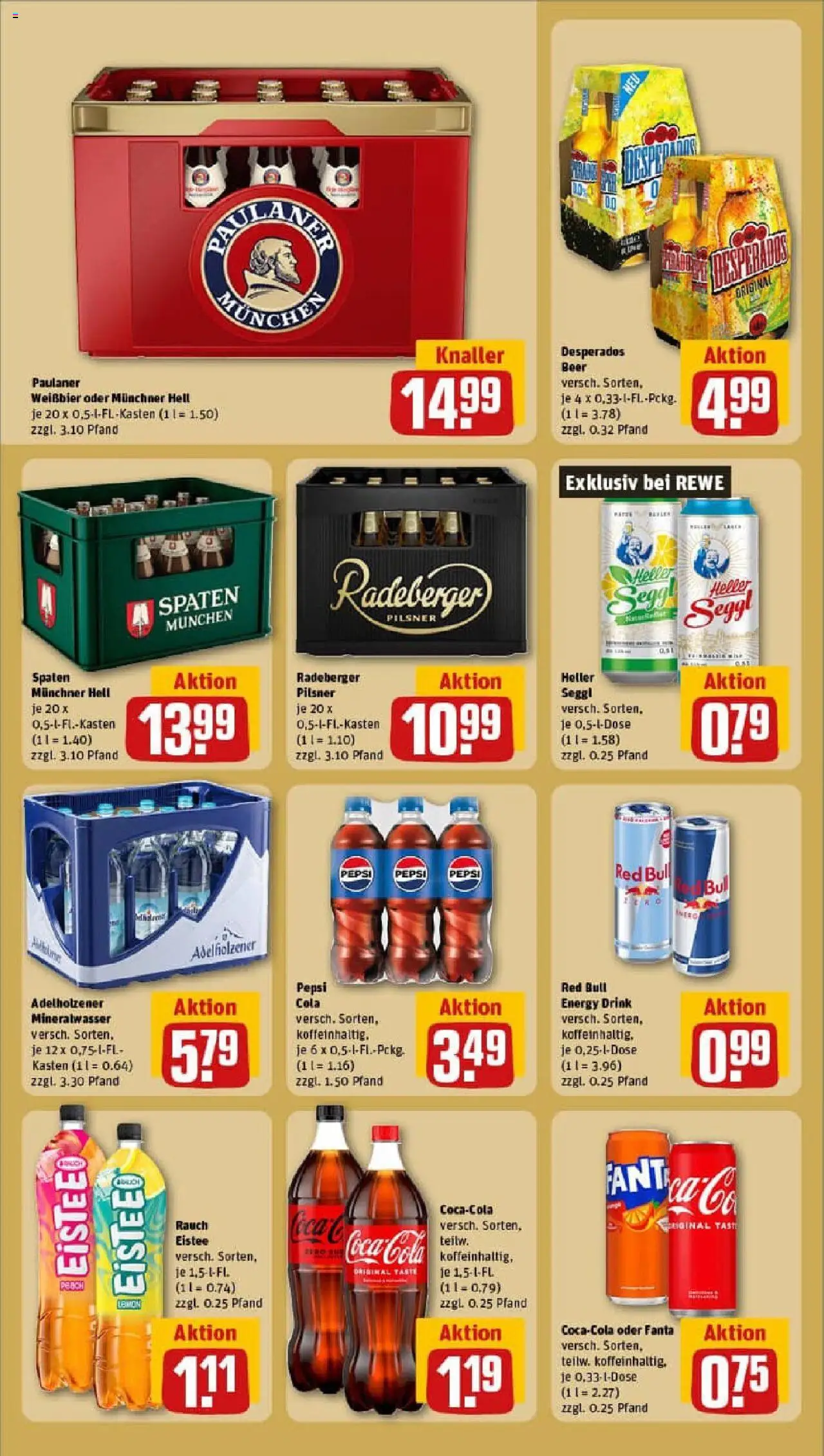 Rewe prospekt Lauingen	 - gültig ab dem 27.07.2025 | Seite: 20 | Produkte: Red bull, Cola, Energy, Weißbier