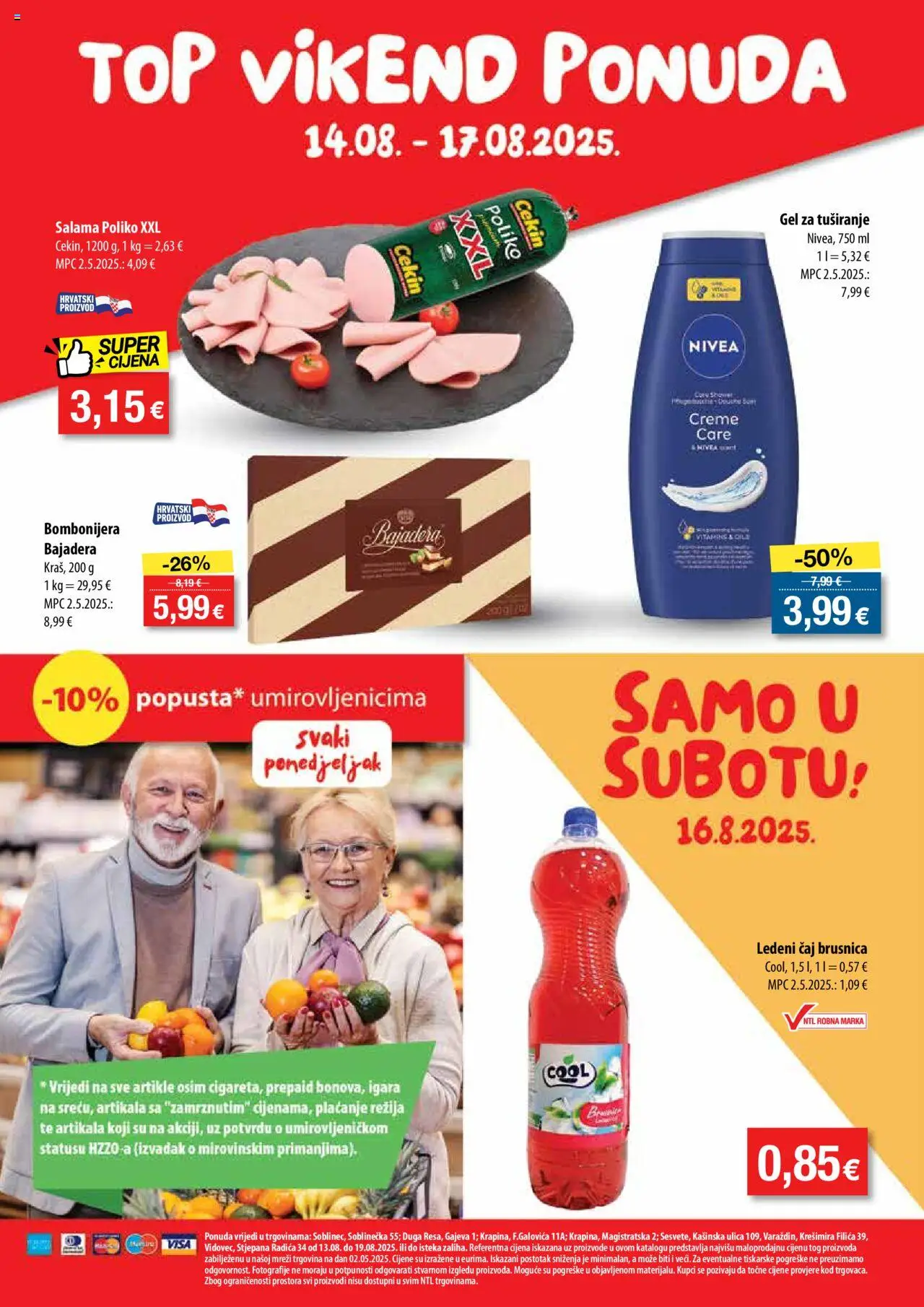 NTL katalog | vrijedi od 13.08.2025 | Stranica: 24 | Proizvodi: Salama, Čaj, Bombonijera, Brusnica