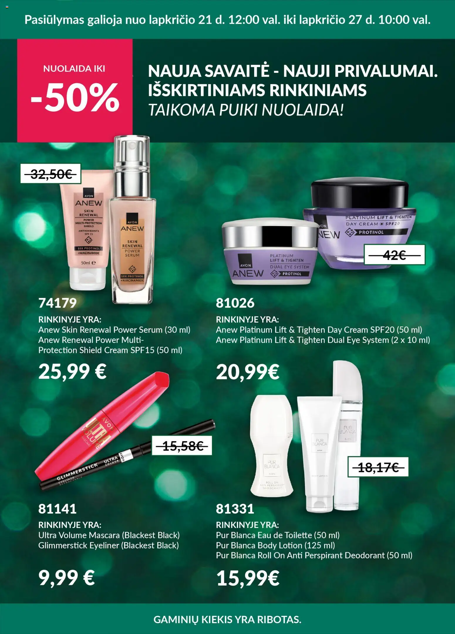 AVON akcijos nuo 21.11.2025 | Puslapis: 1