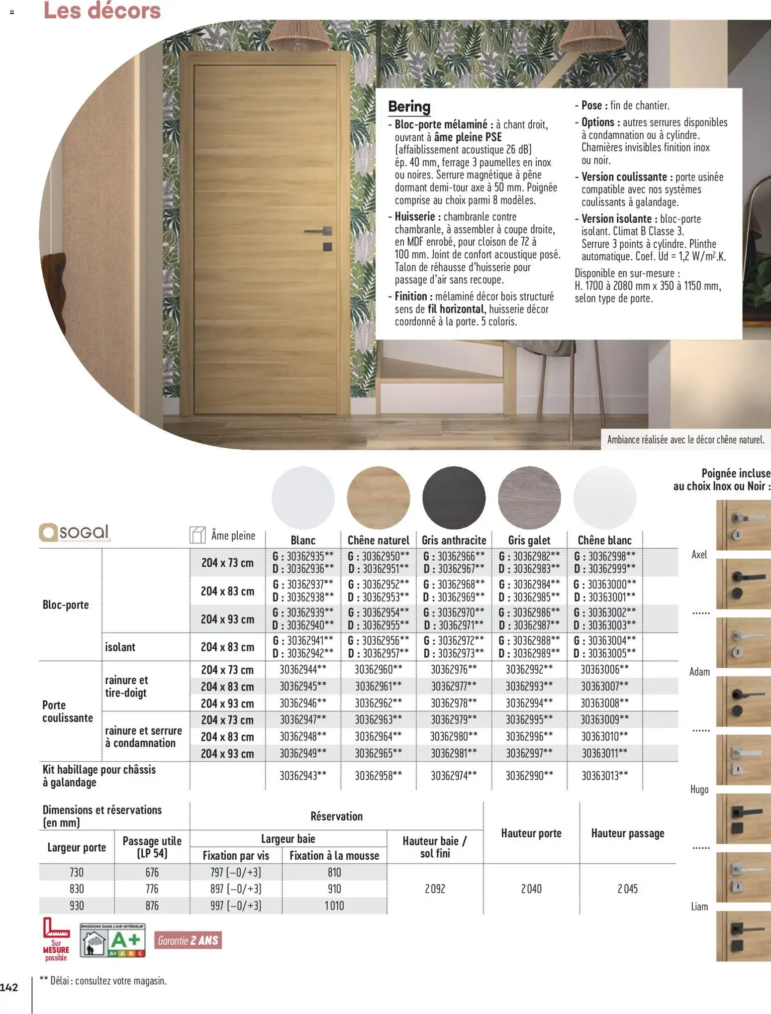 {H1} | Page: 142 | Produits: Plinthe, Mousse, Porte