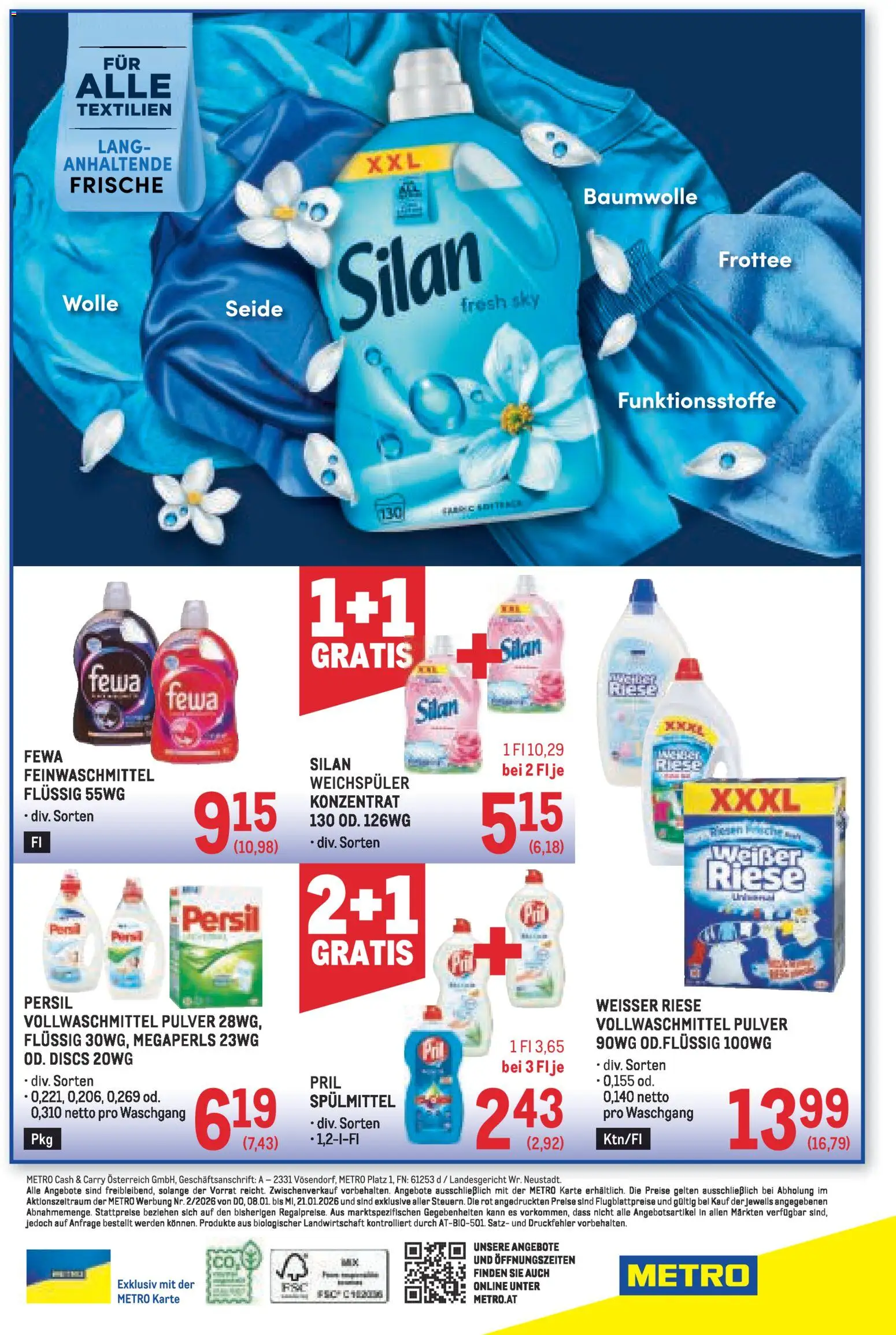 Metro Starke Marken gültig ab 08.01.2025 | Seite: 16 | Produkte: Weichspüler