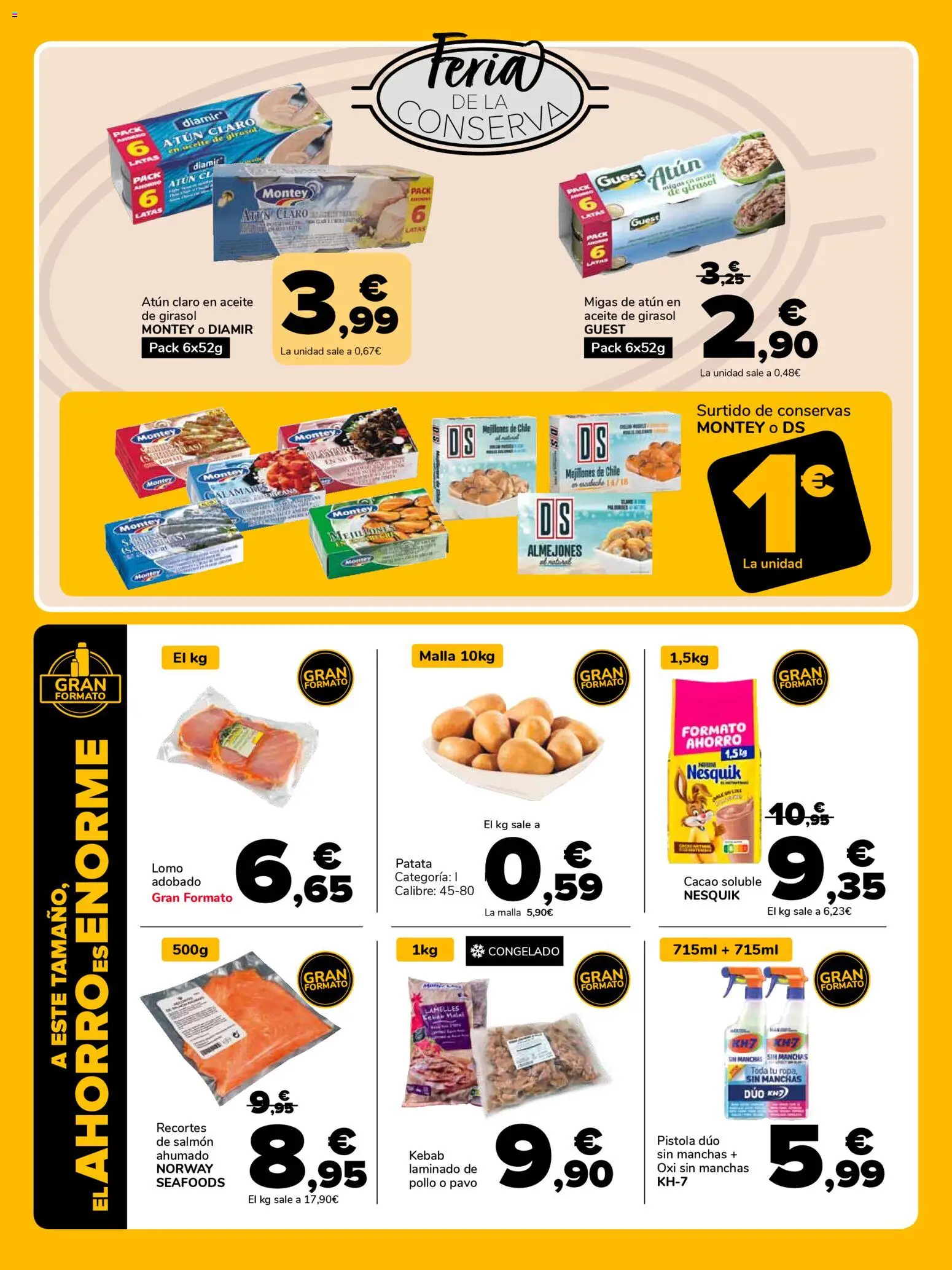 Supeco folleto │ válido desde el 31.03.2026 | Página: 4 | Productos: Calamares, Aceite, Cacao soluble, Atún claro