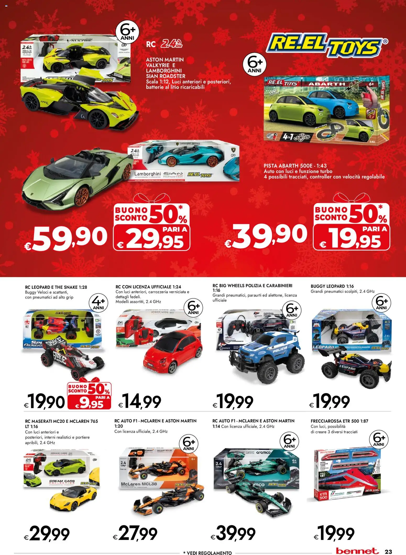 Volantino bennet del 06.11.2025 | Pagina: 23 | Prodotti: The, Scala, Batterie