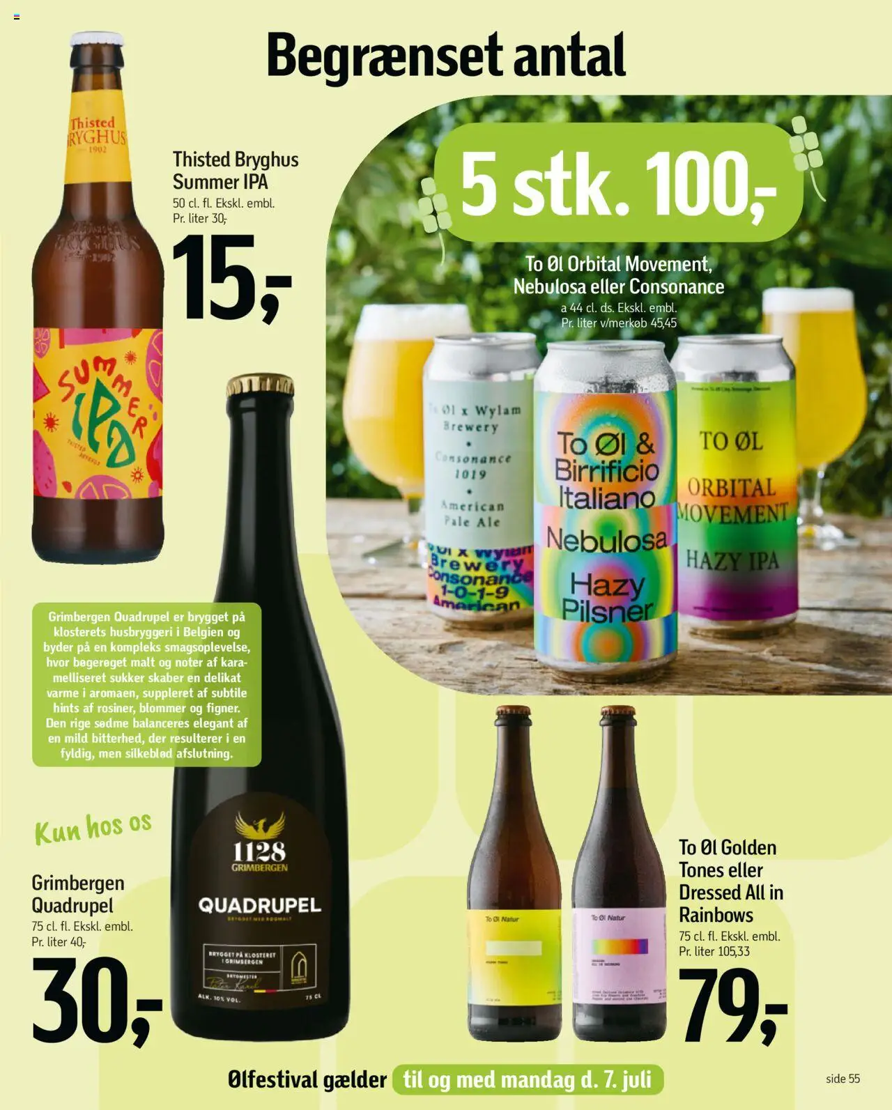 Føtex Tilbudsavis gyldig fra 27.06.2025 | Side: 78 | Produkter: Øl, Blommer, Sukker