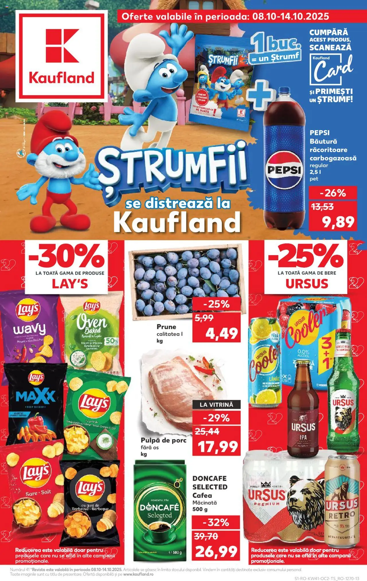Noul catalog Kaufland – valabil de la 08.10.2025 | Pagină: 1 | Produse: Mărar, Vitrină, Chipsuri, Smântână
