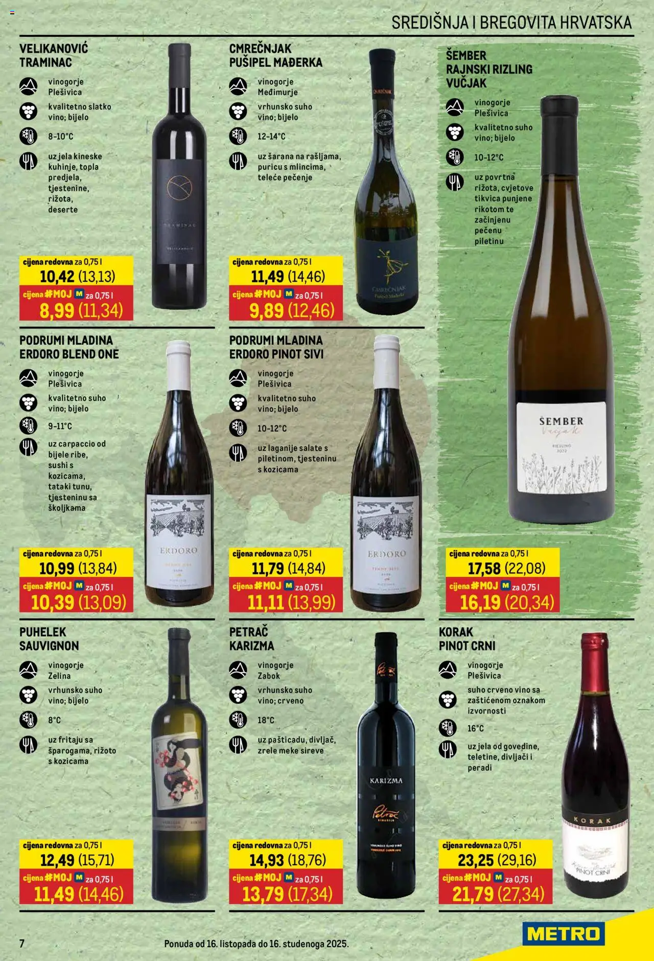 Metro katalog | vrijedi od 16.10.2025 | Stranica: 7 | Proizvodi: Rižoto, Vino, Sushi