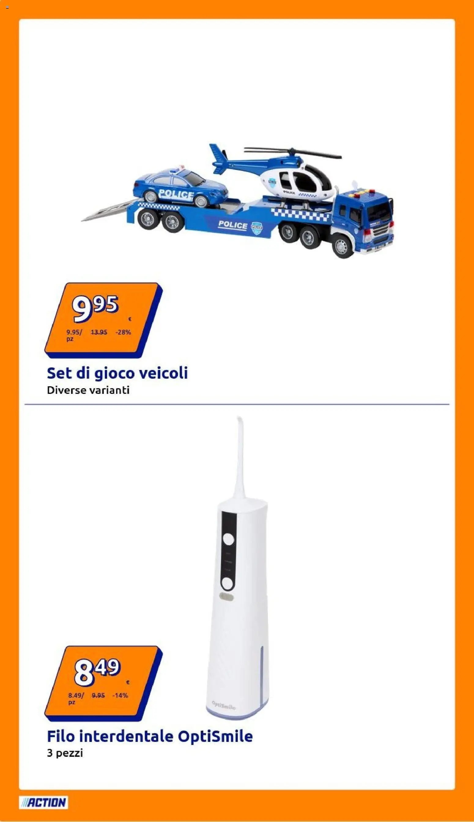Volantino Action del 19.11.2025 | Pagina: 22 | Prodotti: Filo interdentale, Gioco