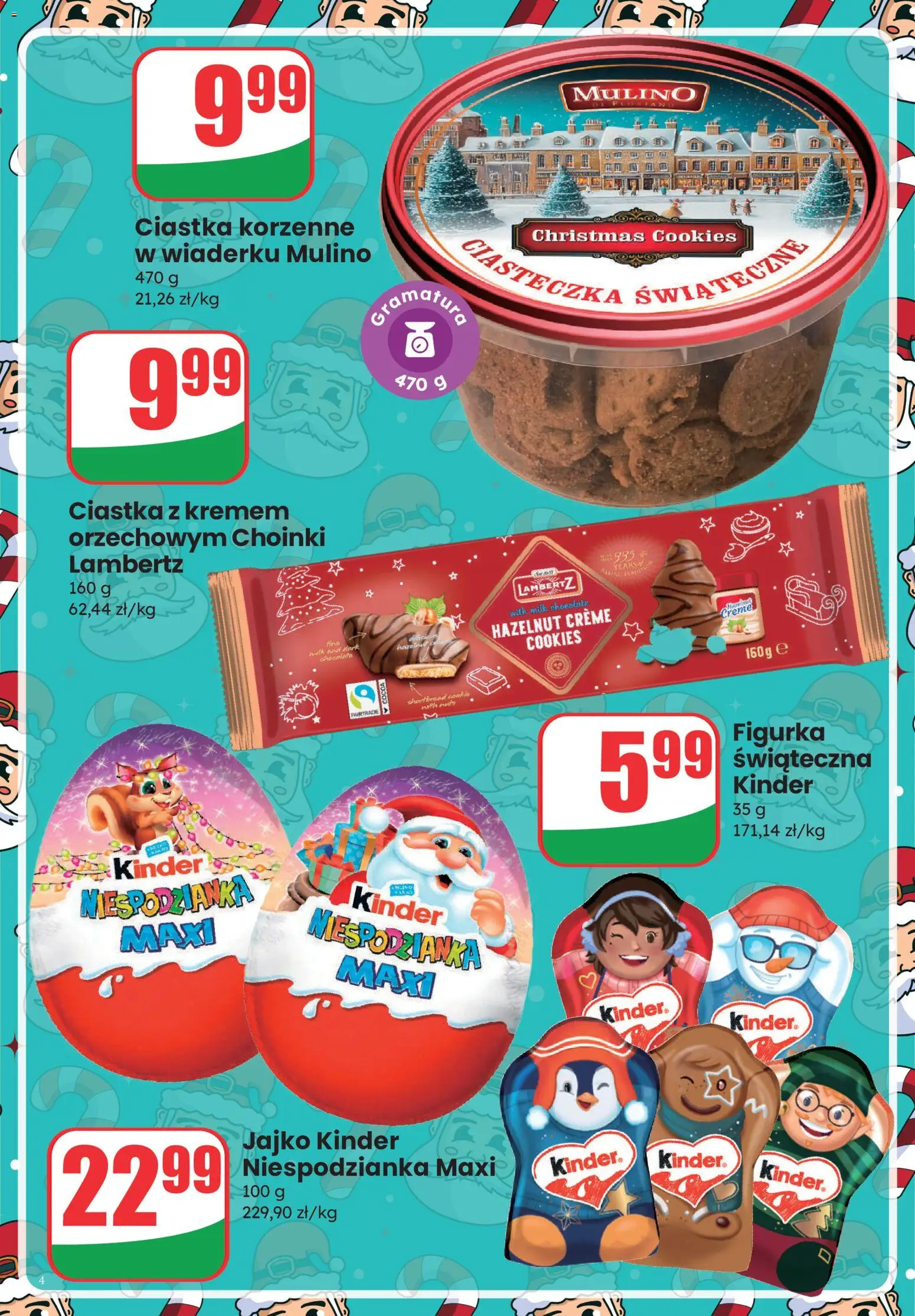 Dino Gazetka - Mikołajkowe słodycze od 01.12.2025 | Strona: 4