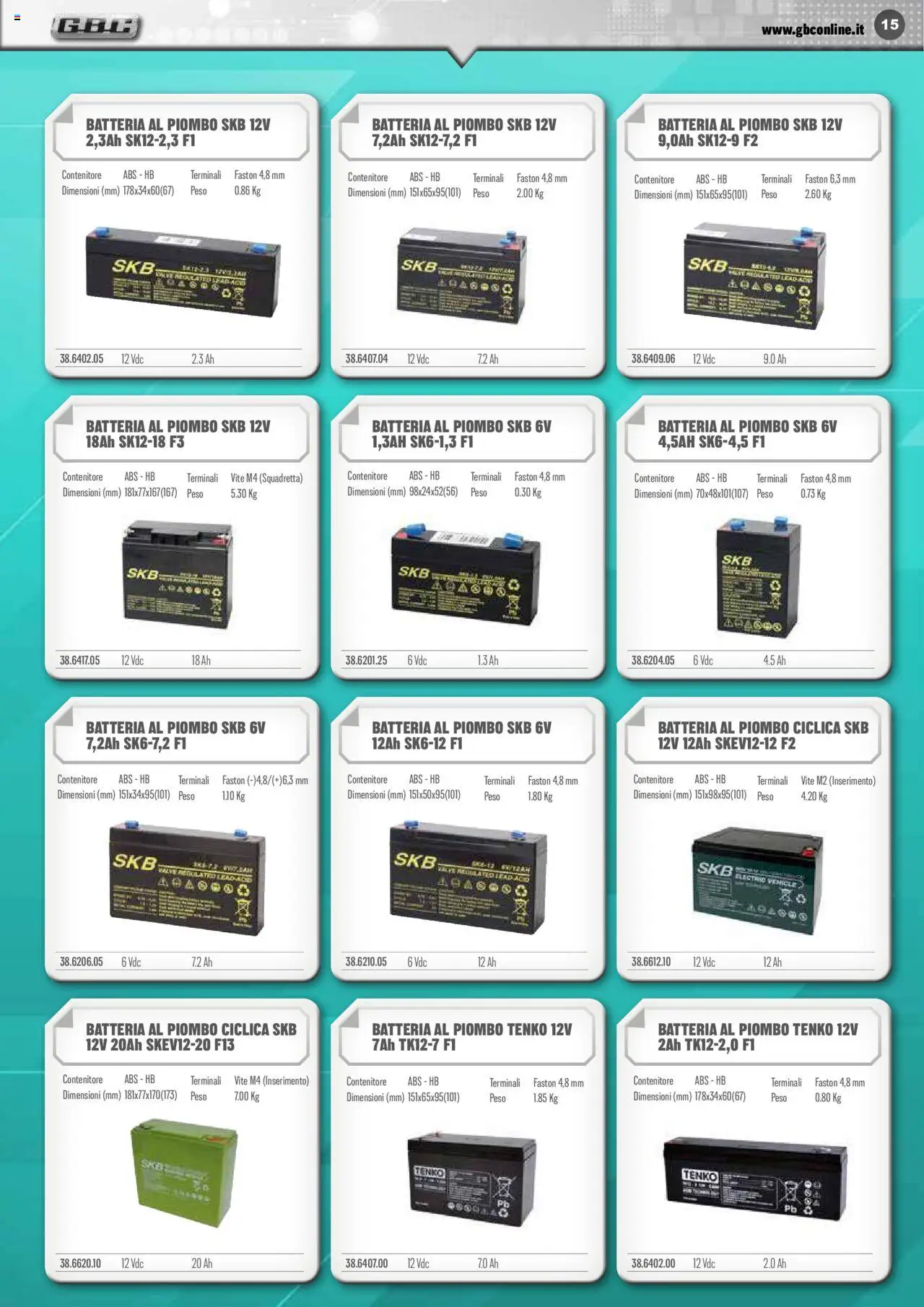 Volantino GBC del 09.06.2025 | Pagina: 15 | Prodotti: Contenitore, Batteria