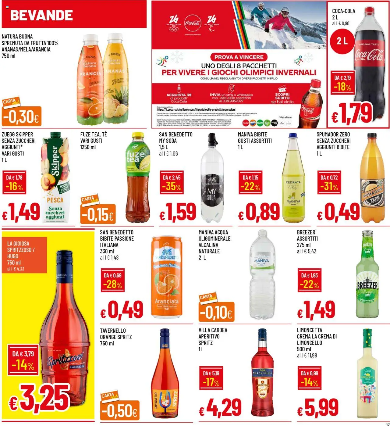 Volantino Galassia del 06.10.2025 | Pagina: 17 | Prodotti: Tè, Frutta, Bibite, Coca Cola