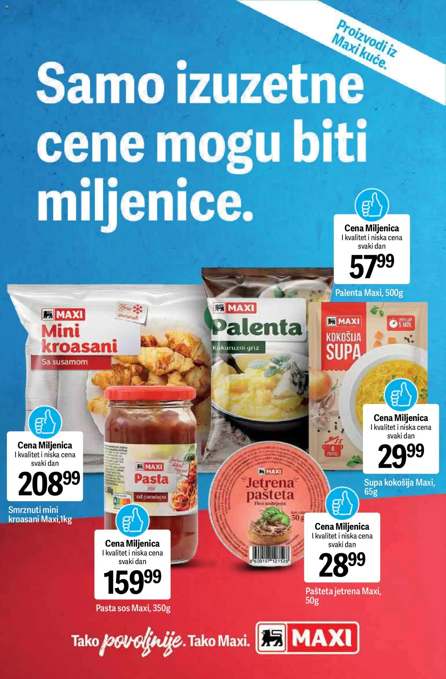 Maxi katalog - važi od 23.04.2026 | Strana: 10 | Proizvode: Palenta, Sos, Pašteta
