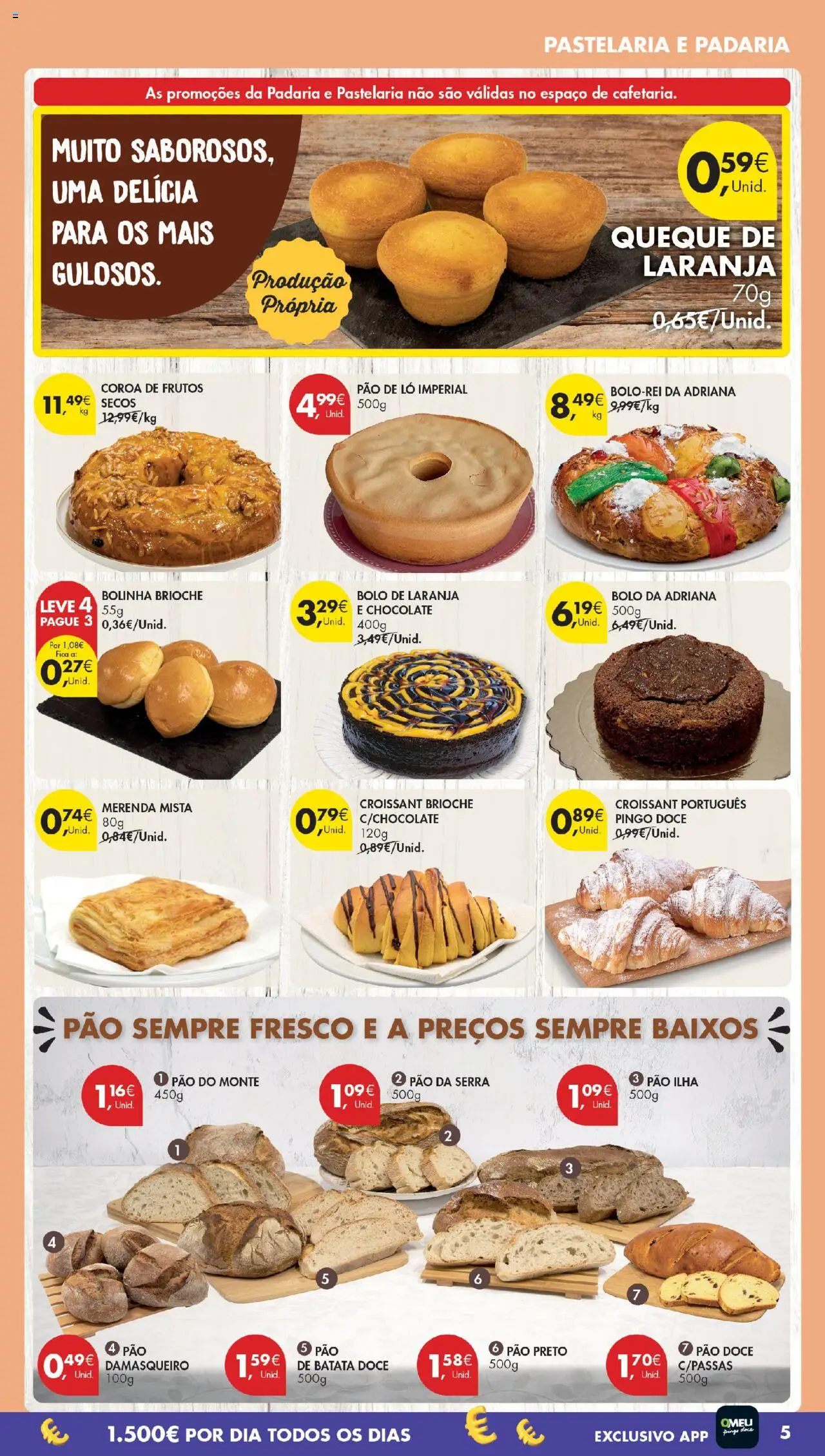Pingo Doce Poupe Esta Semana Madeira │ válido de 21.10.2025 | Página: 5 | Produtos: Batata, Bolo, Pão, Chocolate