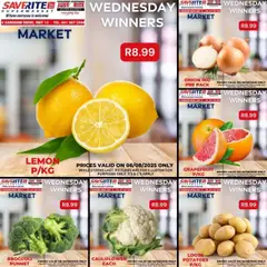 Preview of Saverite specials valid from 06.08.2025