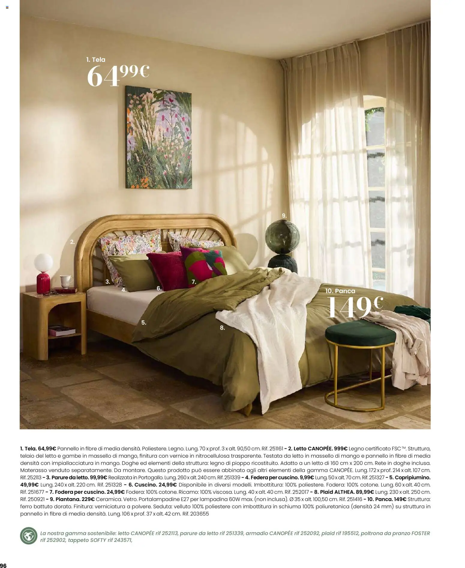 Volantino Maisons du Monde del 12.02.2026 | Pagina: 96 | Prodotti: Plaid, Panca, Tappeto, Federa