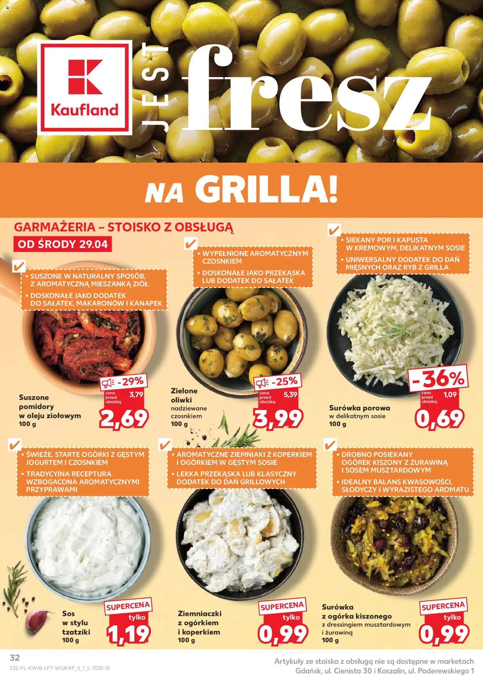 Kaufland gazetka od 29.04.2026 | Strona: 32 | Produkty: Kapusta, Por, Ogórki, Ziemniaki