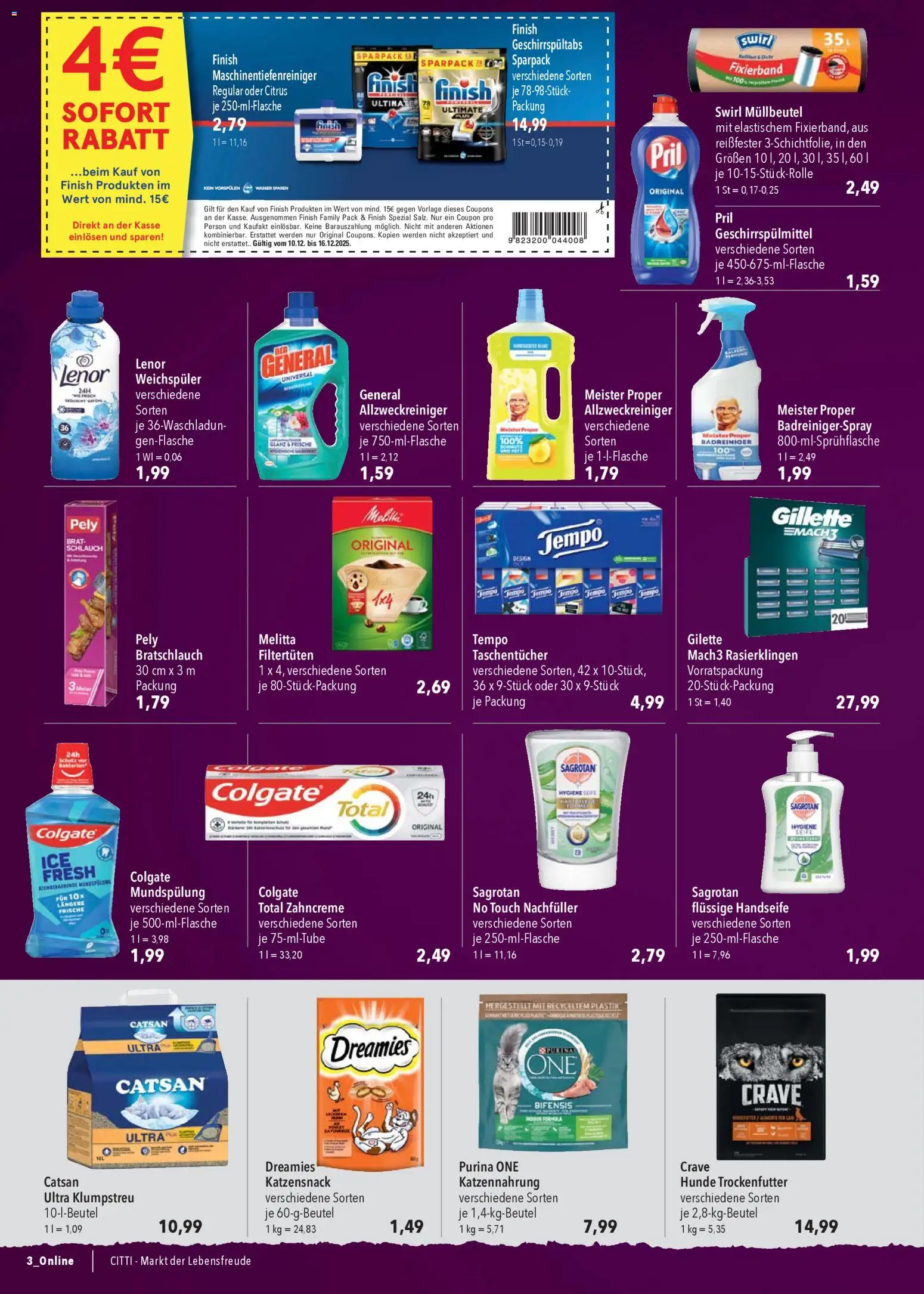 CITTI Markt Prospekt 	 – gültig ab 10.12.2025 | Seite: 34