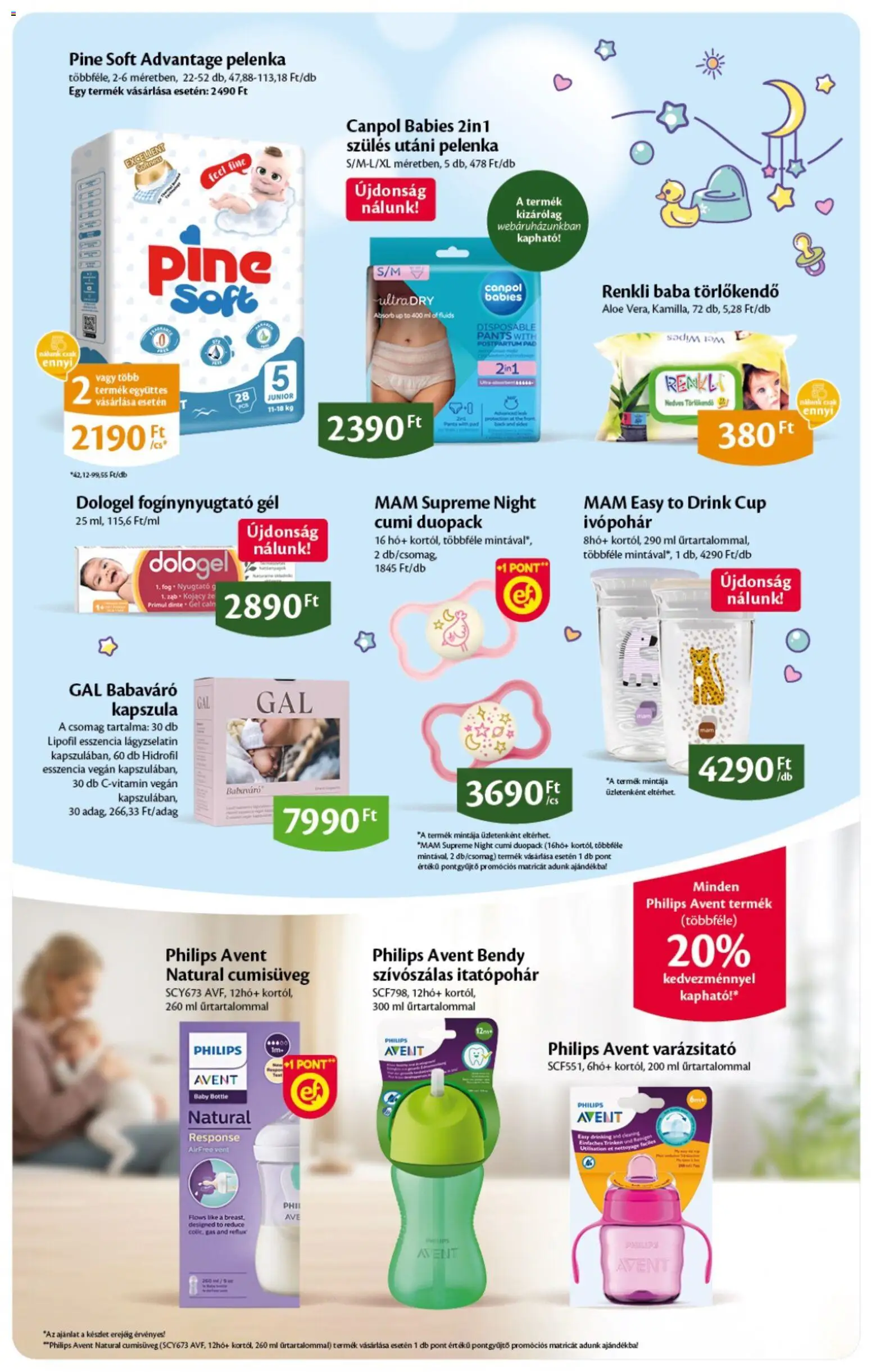 EcoFamily akciós ujság - amely érvényes a következő dátumtól: 05.02.2026 | Oldal: 9 | Termékek: Törlőkendő, Pelenka, Nedves törlőkendő, Vegán