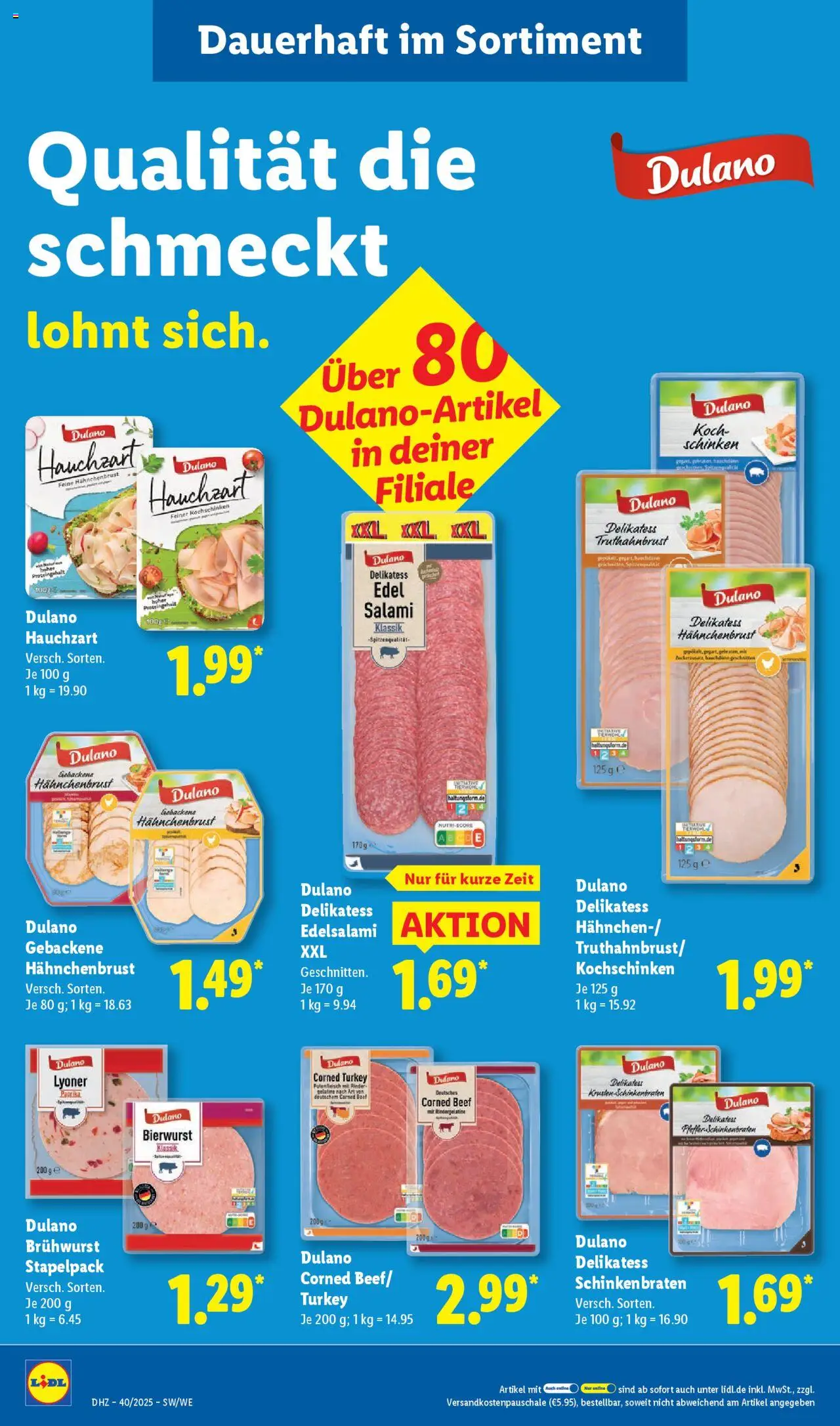 Lidl Prospekt Gundelsheim – gültig ab 29.09.2025 | Seite: 16 | Produkte: Paprika, Salami, Schinken, Hahnchenbrust