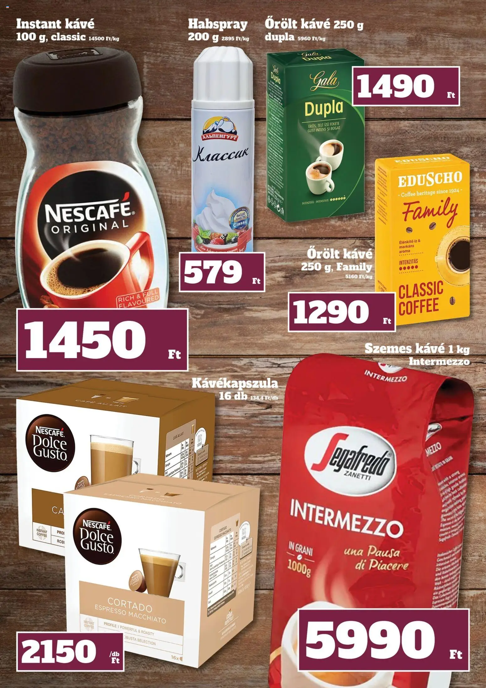 Family Diszkont akciós ujság - amely érvényes a következő dátumtól: 24.10.2025 | Oldal: 24 | Termékek: Nescafé, Kávé, Őrölt kávé, Instant kávé