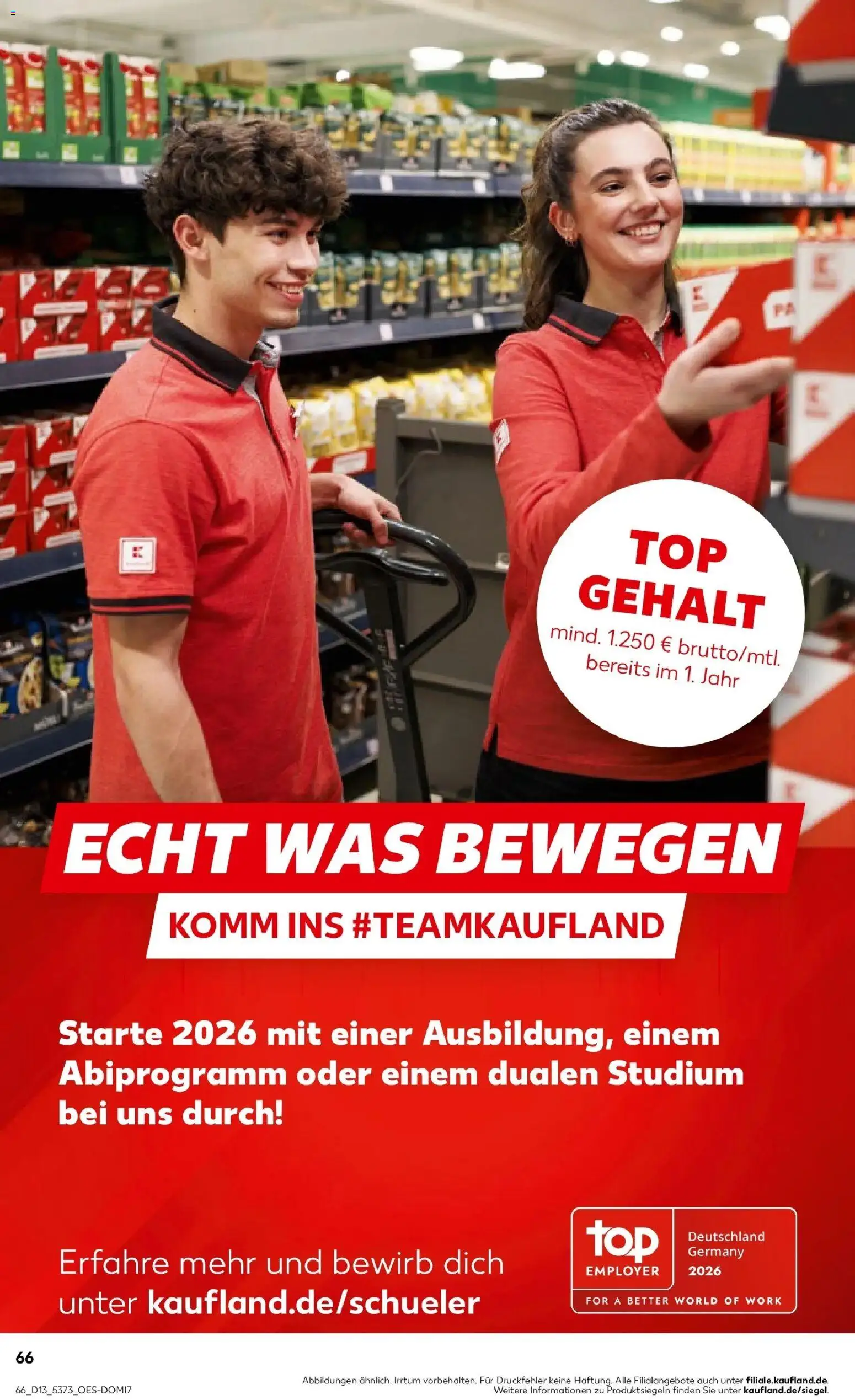 Kaufland Prospekt Salzgitter	 – gültig ab 26.03.2026 | Seite: 66 | Produkte: Top