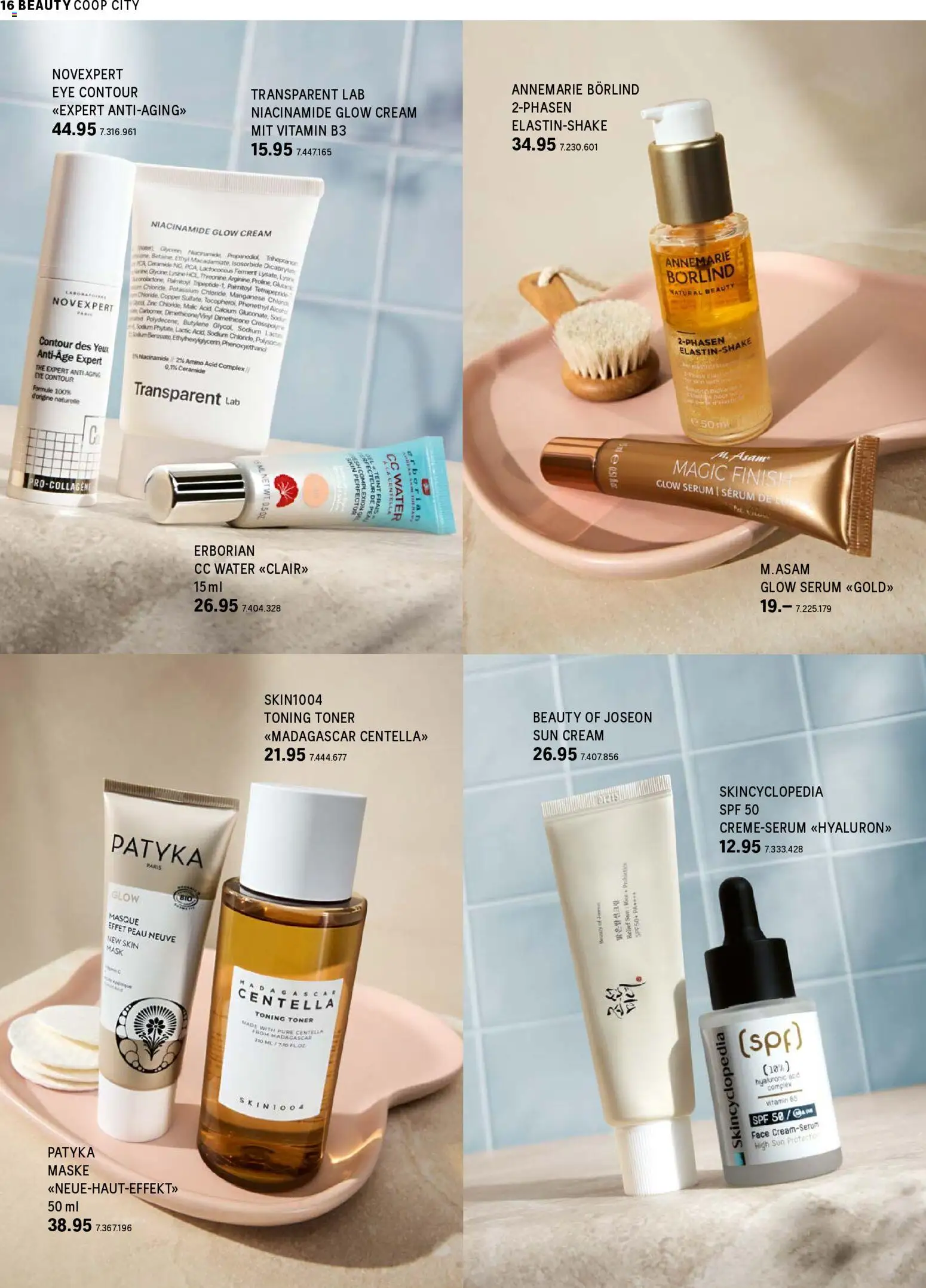 Coop City Aktionen – gültig ab 13.02.2026 | Seite: 16 | Produkte: Serum, Maske, Toner