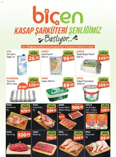 13.08.2025 tarihinden itibaren geçerli olan Biçen Market kataloğu önizlemesi
