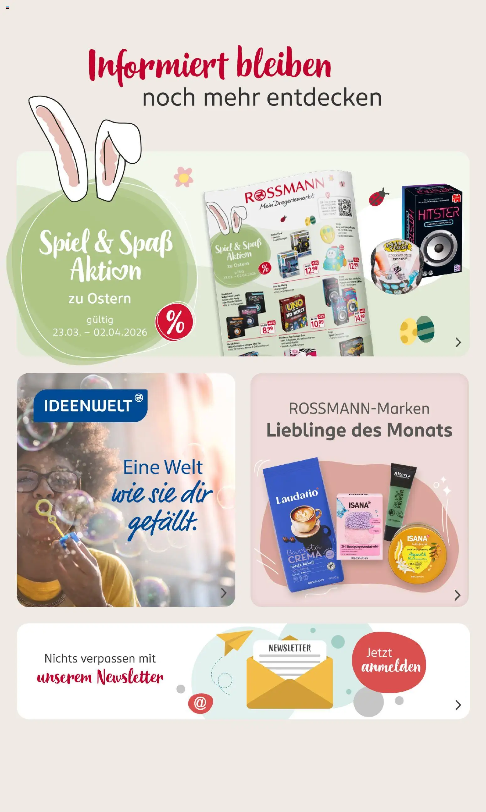 Rossmann Angebotsprospekt – gültig ab 23.03.2026 | Seite: 27 | Produkte: Spiel, Peeling, Primer