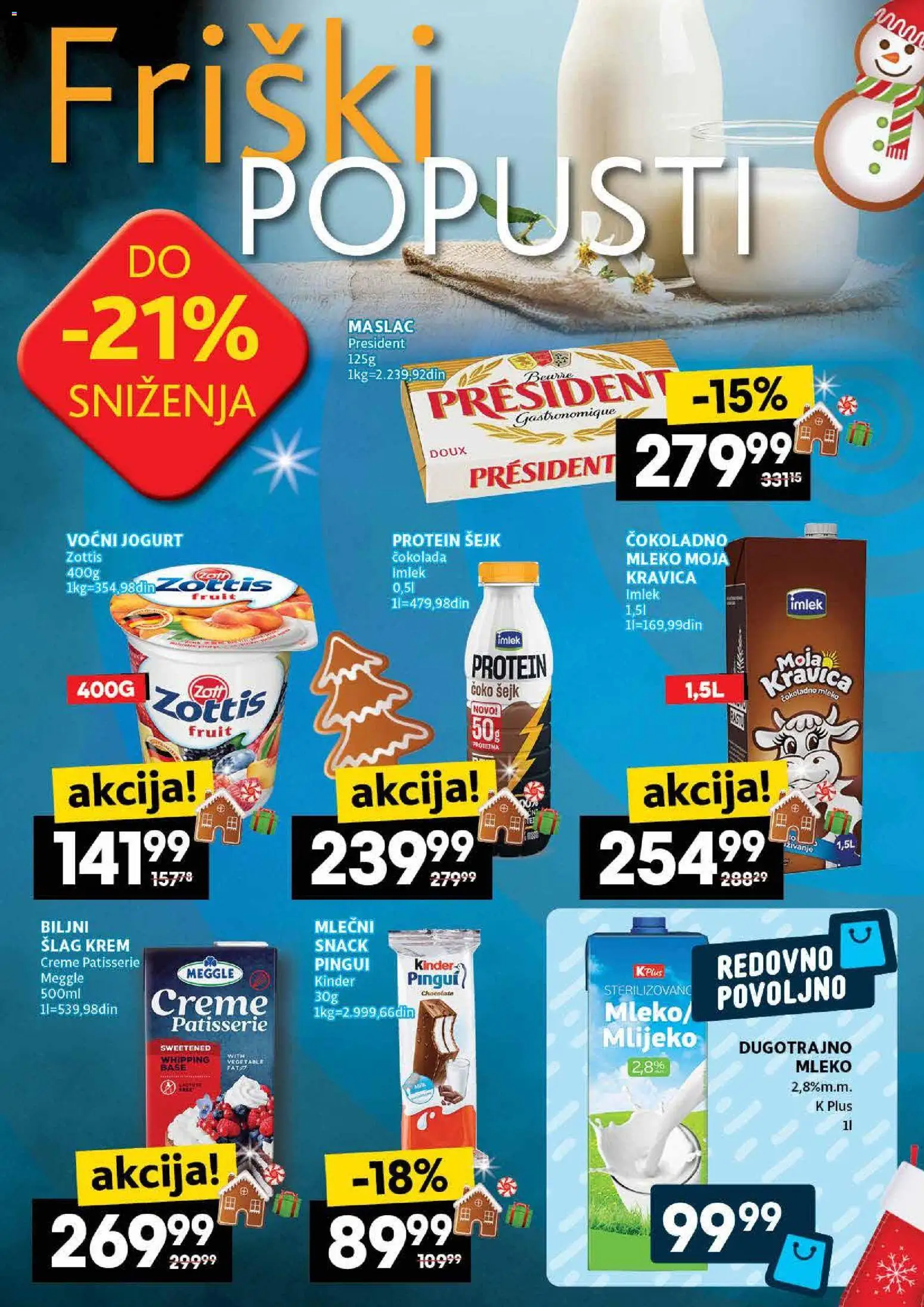 Idea katalog - važi od 25.12.2025 | Strana: 14 | Proizvode: Maslac, Protein, Čokolada, Voćni jogurt