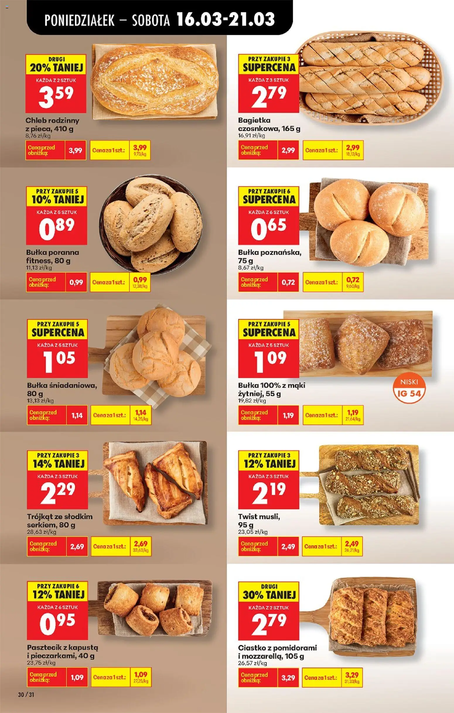 Biedronka Polsko leták od 16.03.2026 | Strana: 36 | Produkty: Chléb, Kapusta