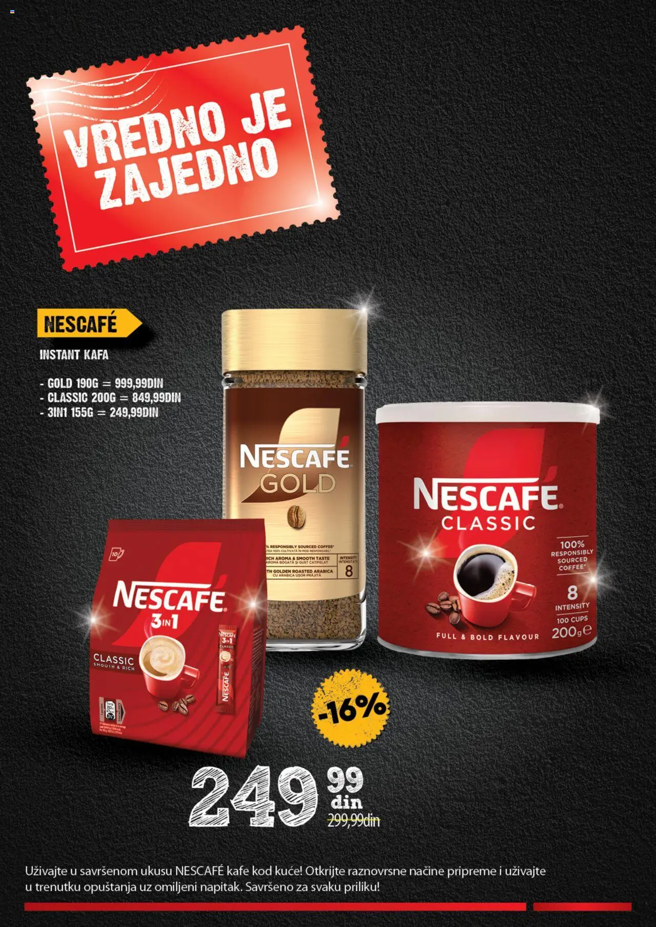 Idea katalog - važi od 16.10.2025 | Strana: 18 | Proizvode: Instant kafa, Kafa, Nescafé