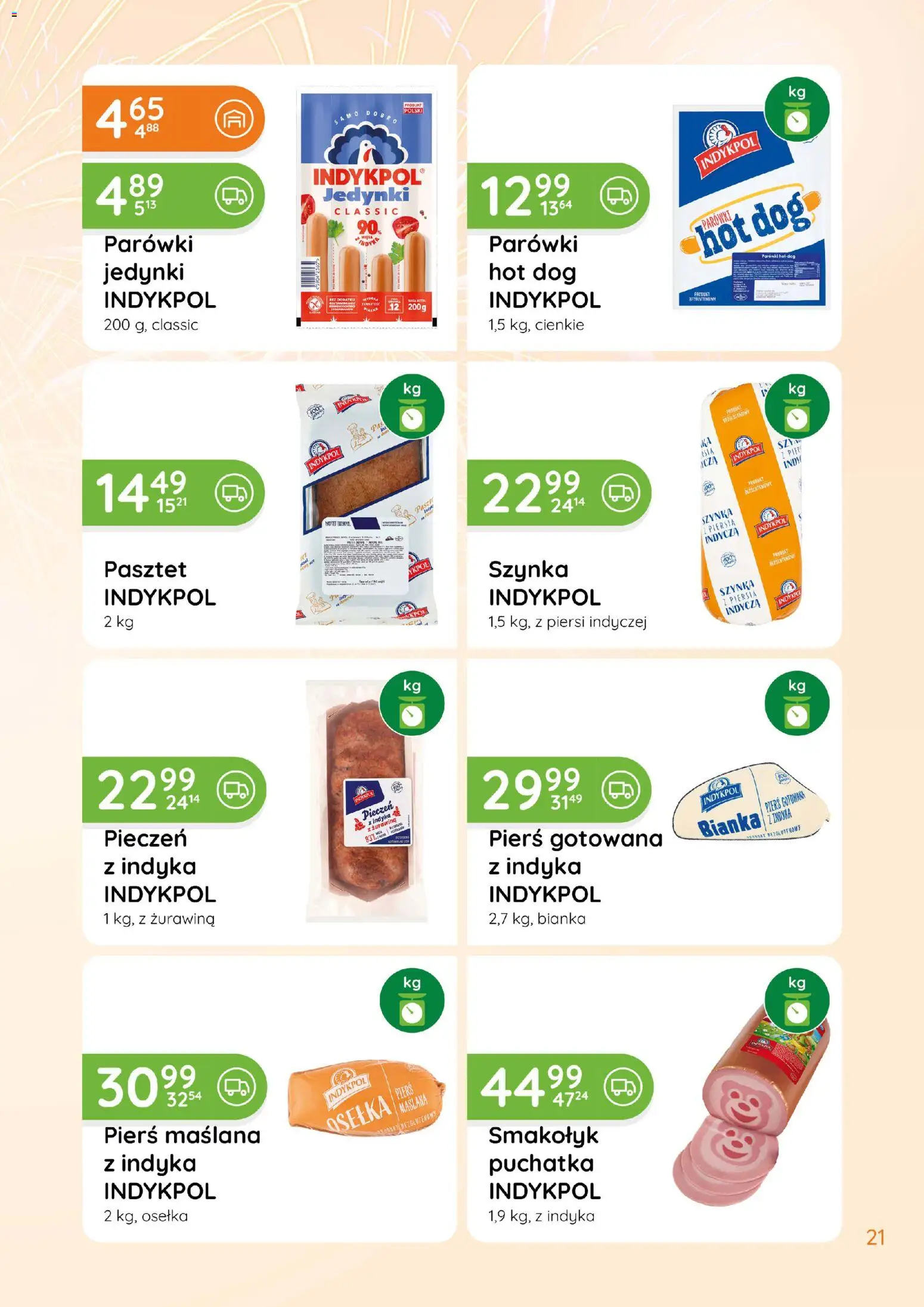 Eurocash Gazetka - Katalog Wędliny od 01.01.2026 | Strona: 21 | Produkty: Osełka, Piersi, Parówki, Żurawina