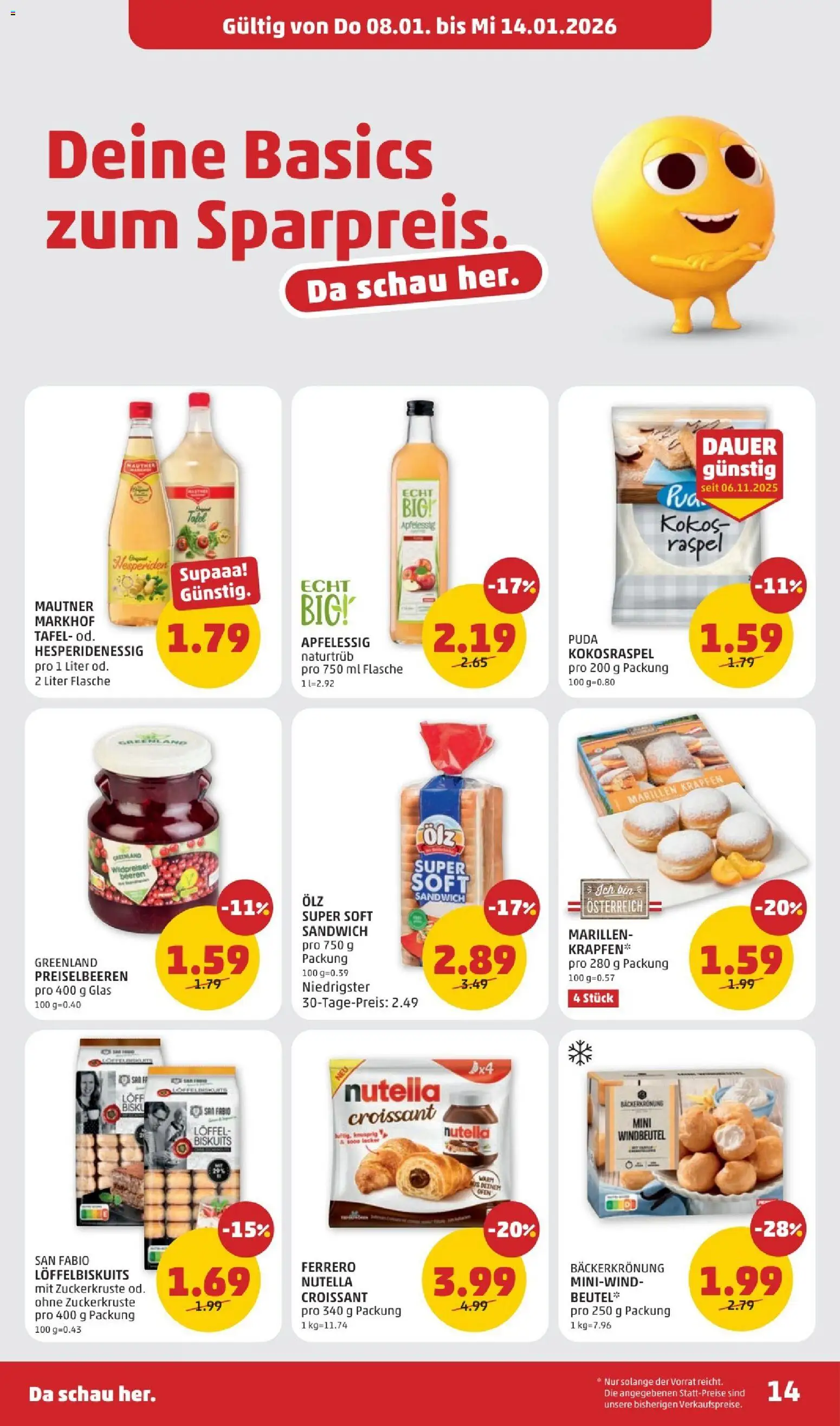 Penny Markt Flugblatt gültig ab 08.01.2026 | Seite: 14 | Produkte: Ofen