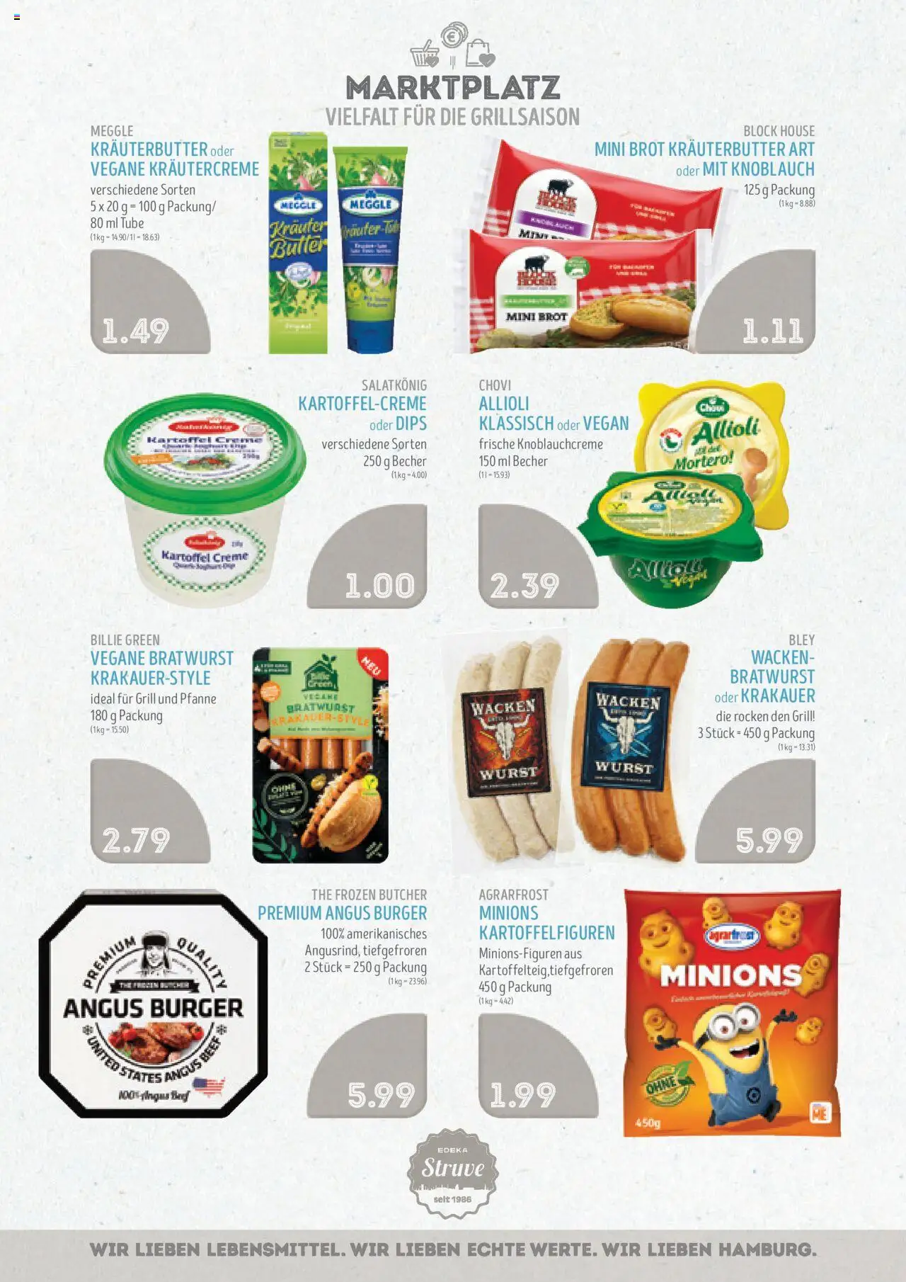 Edeka Struve Prospekt 	 - gültig ab dem 21.07.2025 | Seite: 8 | Produkte: Grill, Kräuterbutter, Creme, Brot