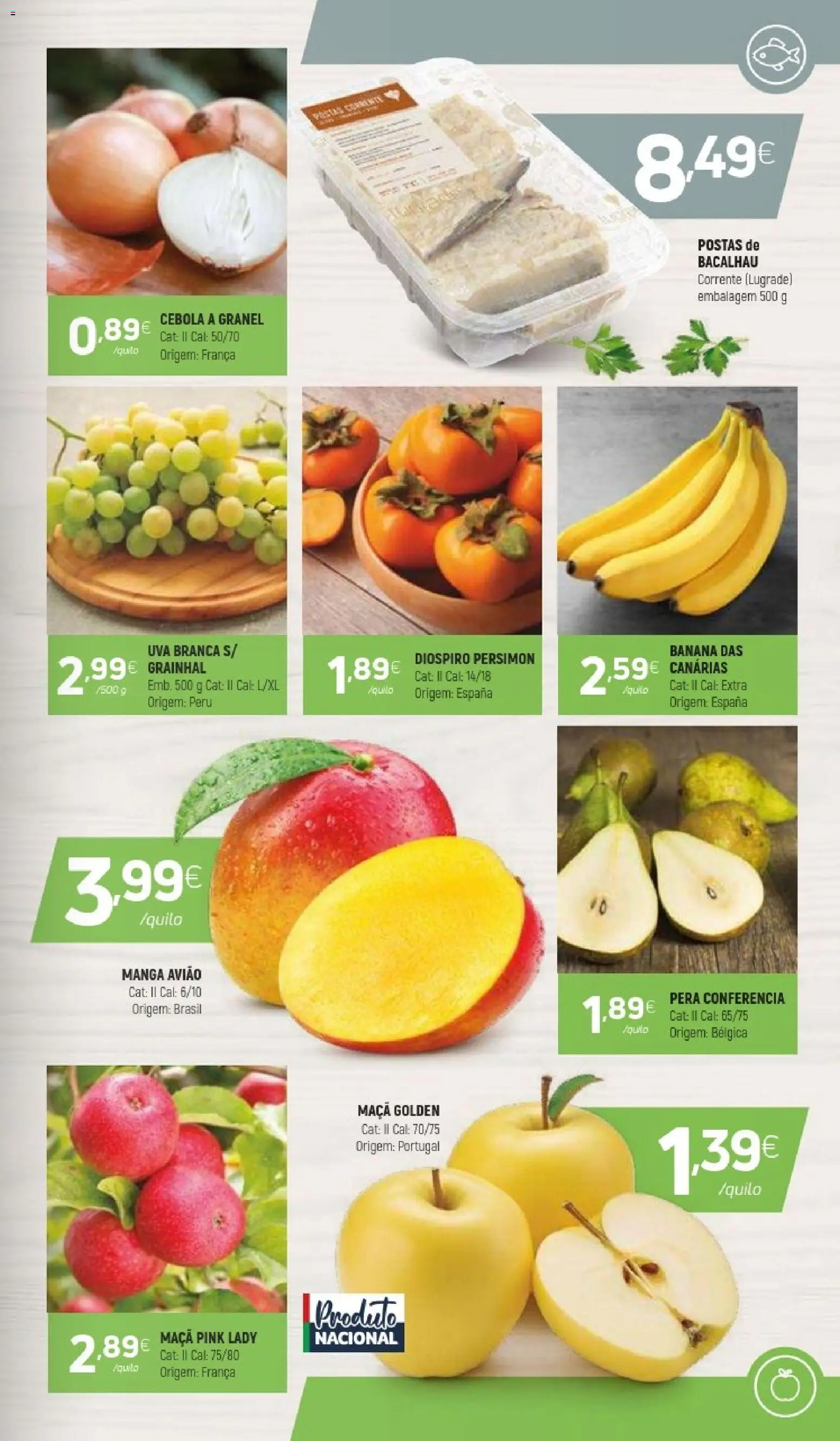 Coviran - folheto │ válido de 18.11.2025 | Página: 3 | Produtos: Bacalhau, Banana, Cebola, Maça