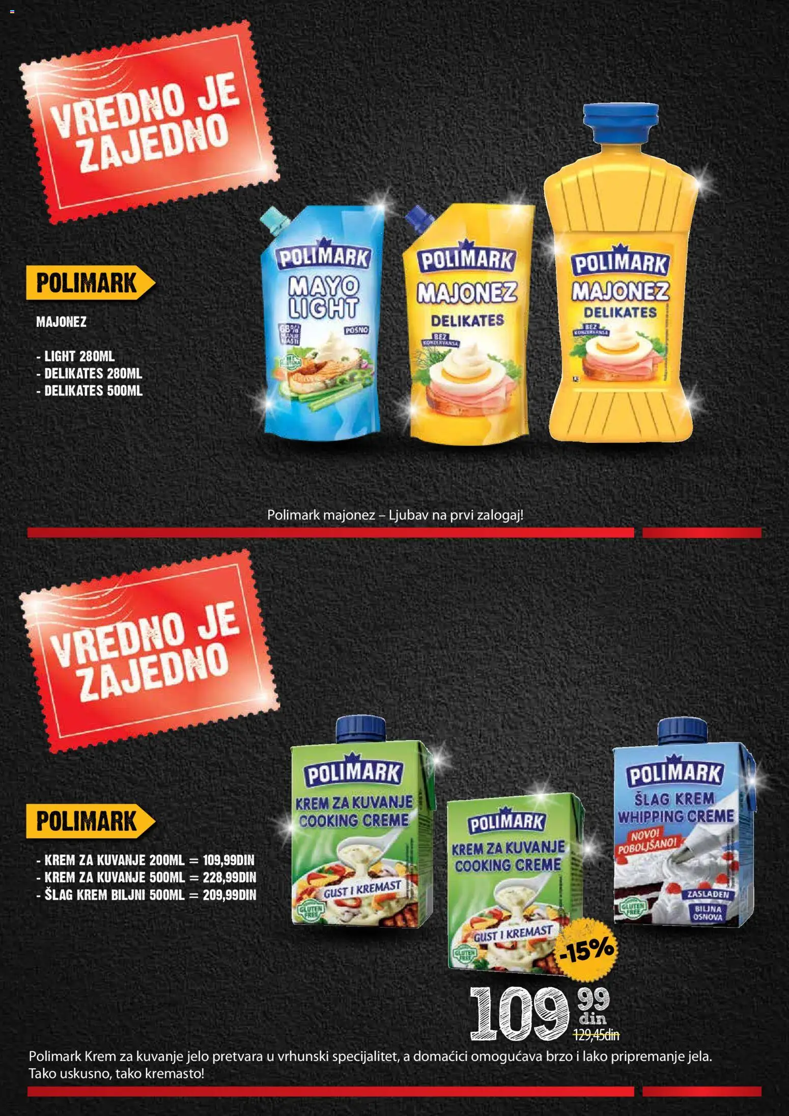 Idea katalog - važi od 13.11.2025 | Strana: 14 | Proizvode: Majonez, Šlag, Šlag krem