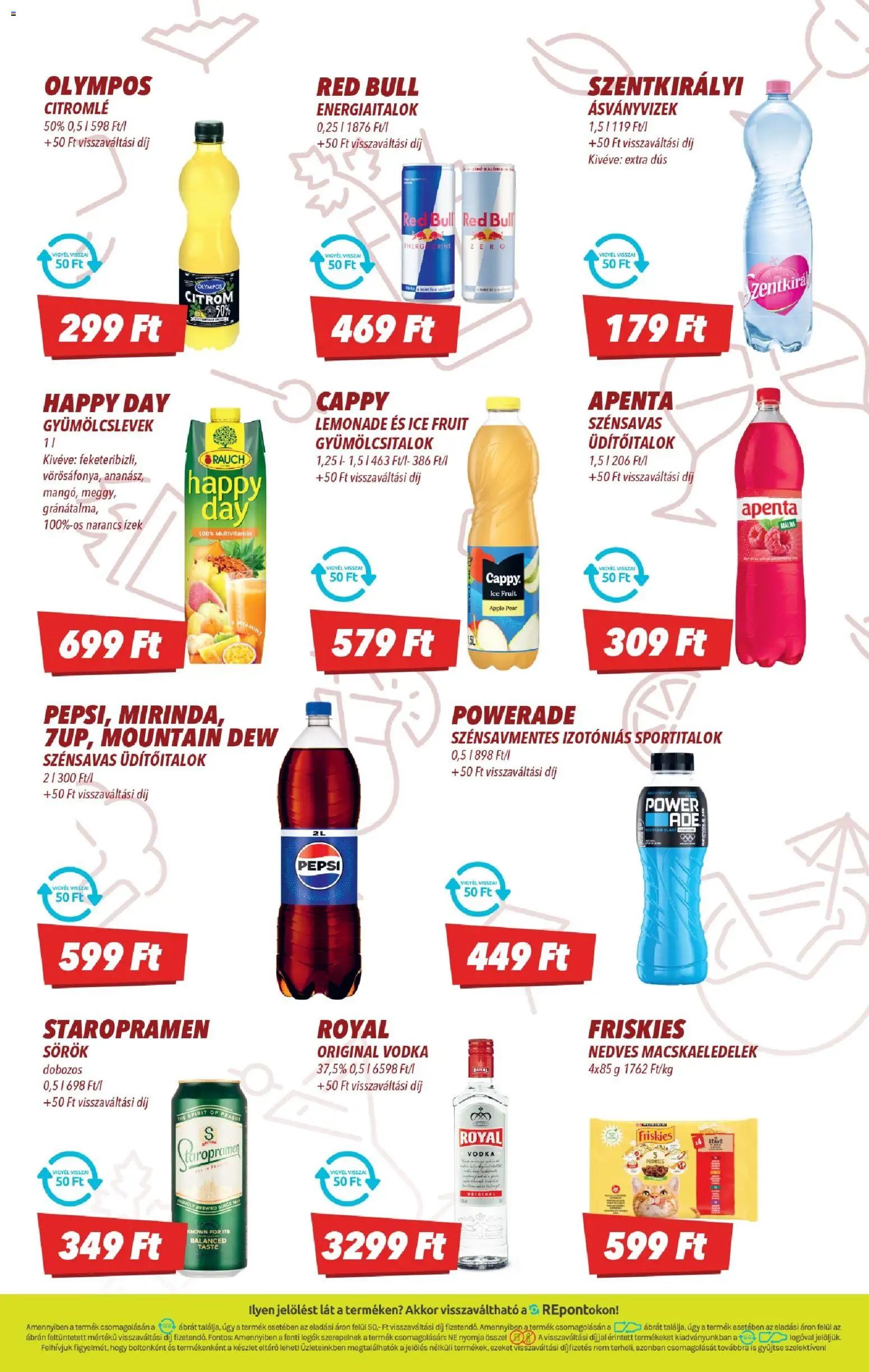 CBA akciós ujság - amely érvényes a következő dátumtól: 15.01.2026 | Oldal: 6 | Termékek: Red bull, Narancs, Multivitamin, Vodka