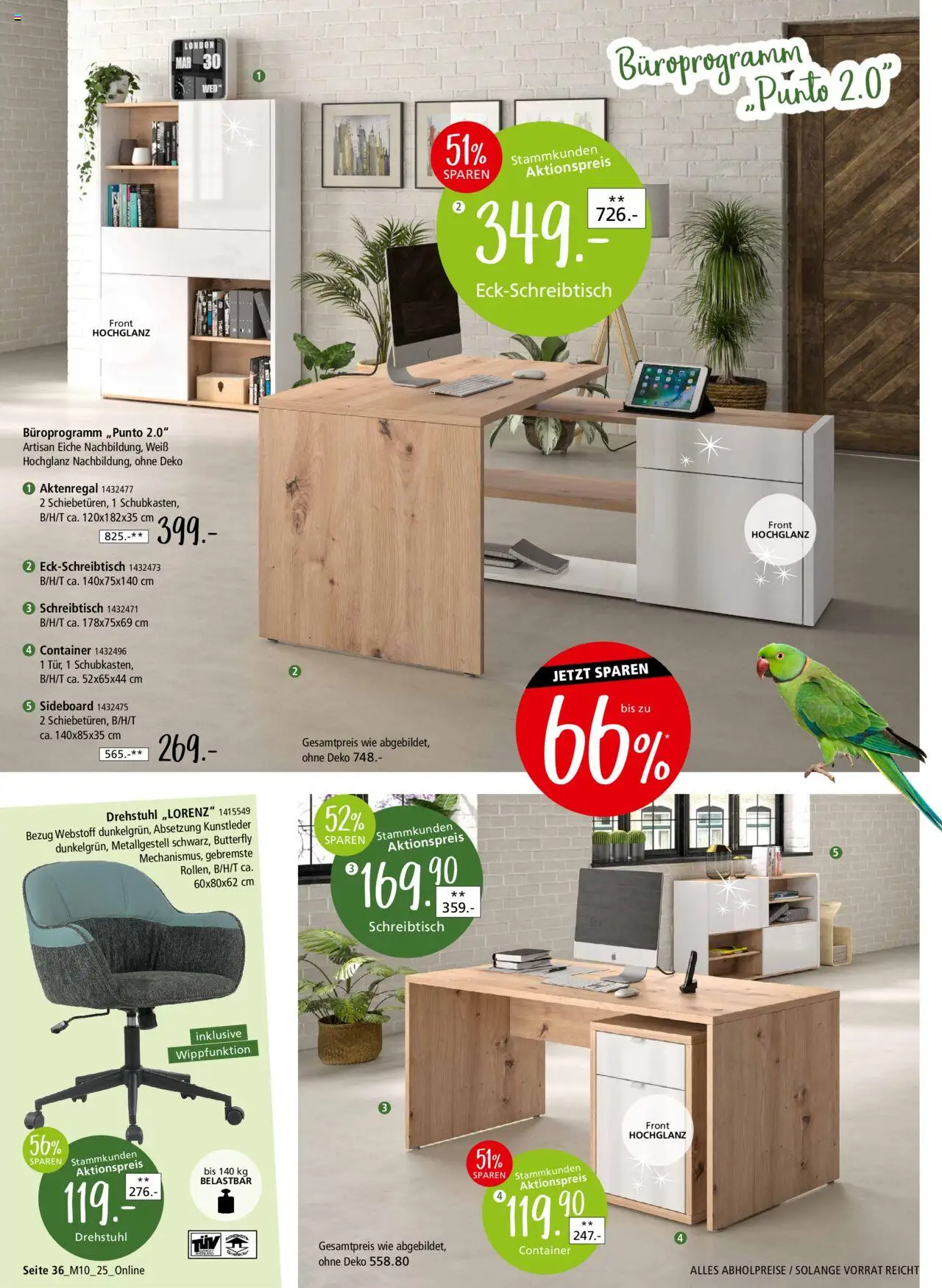 Zurbrüggen - Junges Wohnen - gültig ab dem 09.08.2025 | Seite: 36 | Produkte: Sideboard, Aktenregal