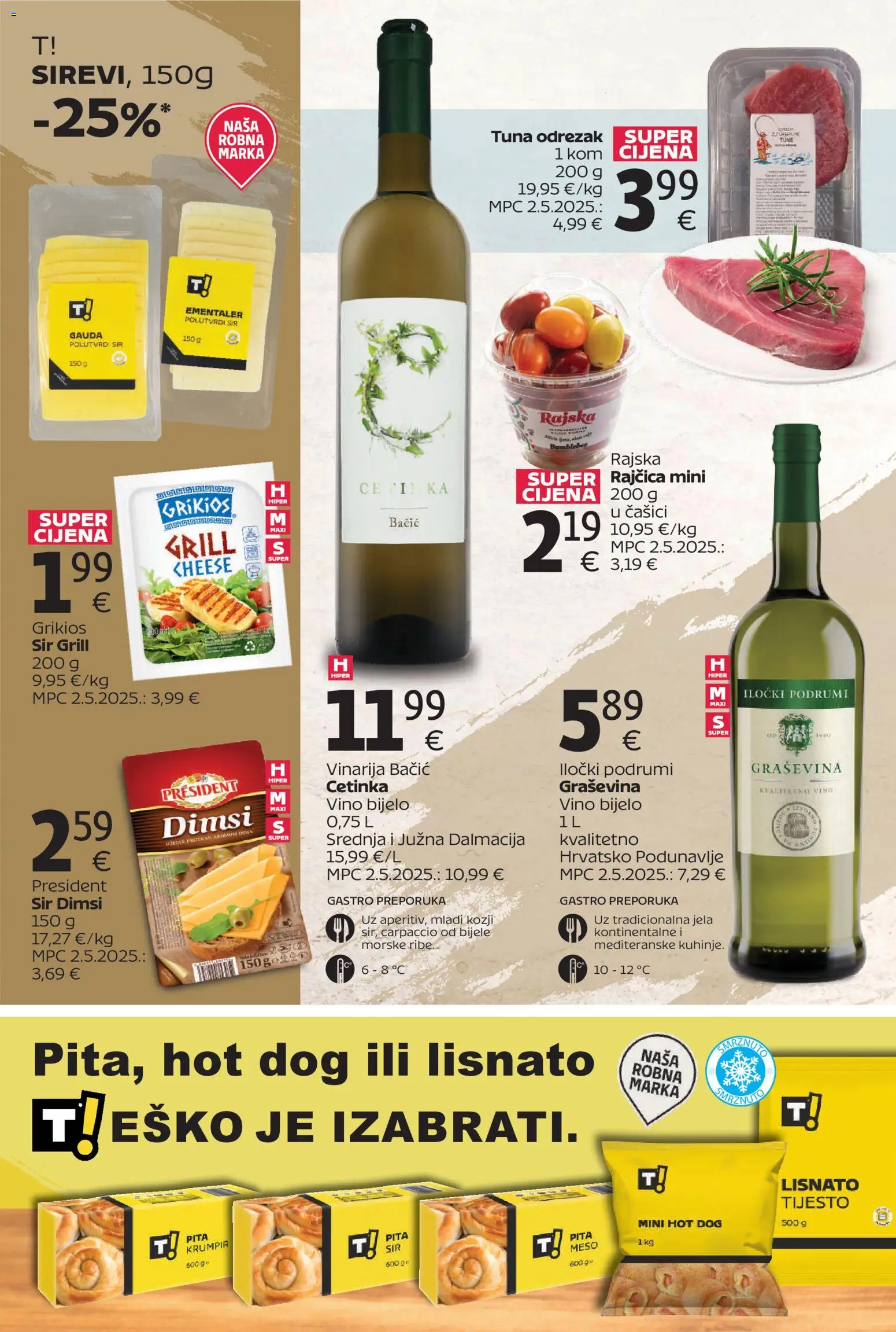 Tommy katalog | vrijedi od 27.04.2026 | Stranica: 6 | Proizvodi: Bijelo vino, Meso, Krumpir, Rajčica
