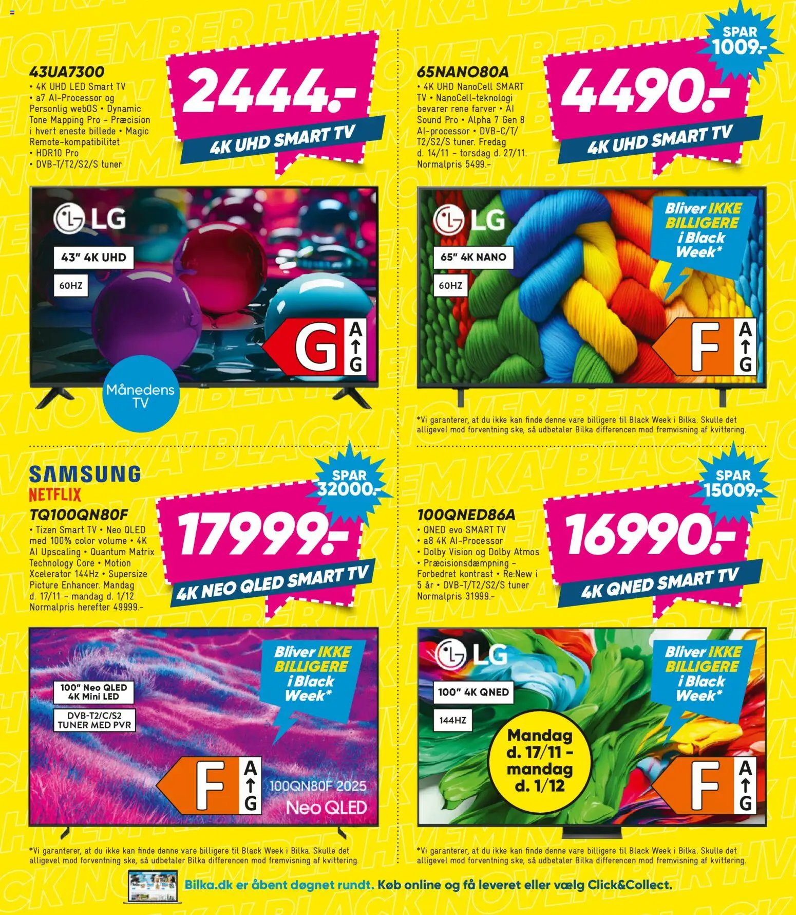 Bilka tilbudsavis – gyldig fra 14.11.2025 | Side: 11 | Produkter: Smart TV, TV