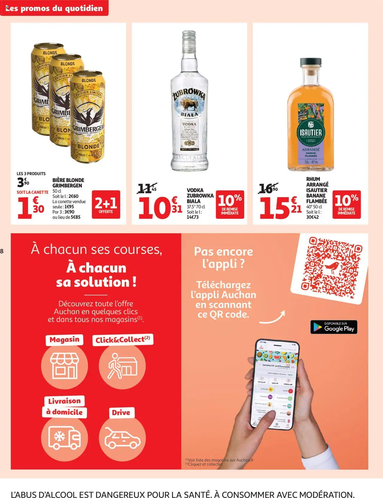  | Page: 8 | Produits: Vodka, Bière blonde, Rhum, Banane