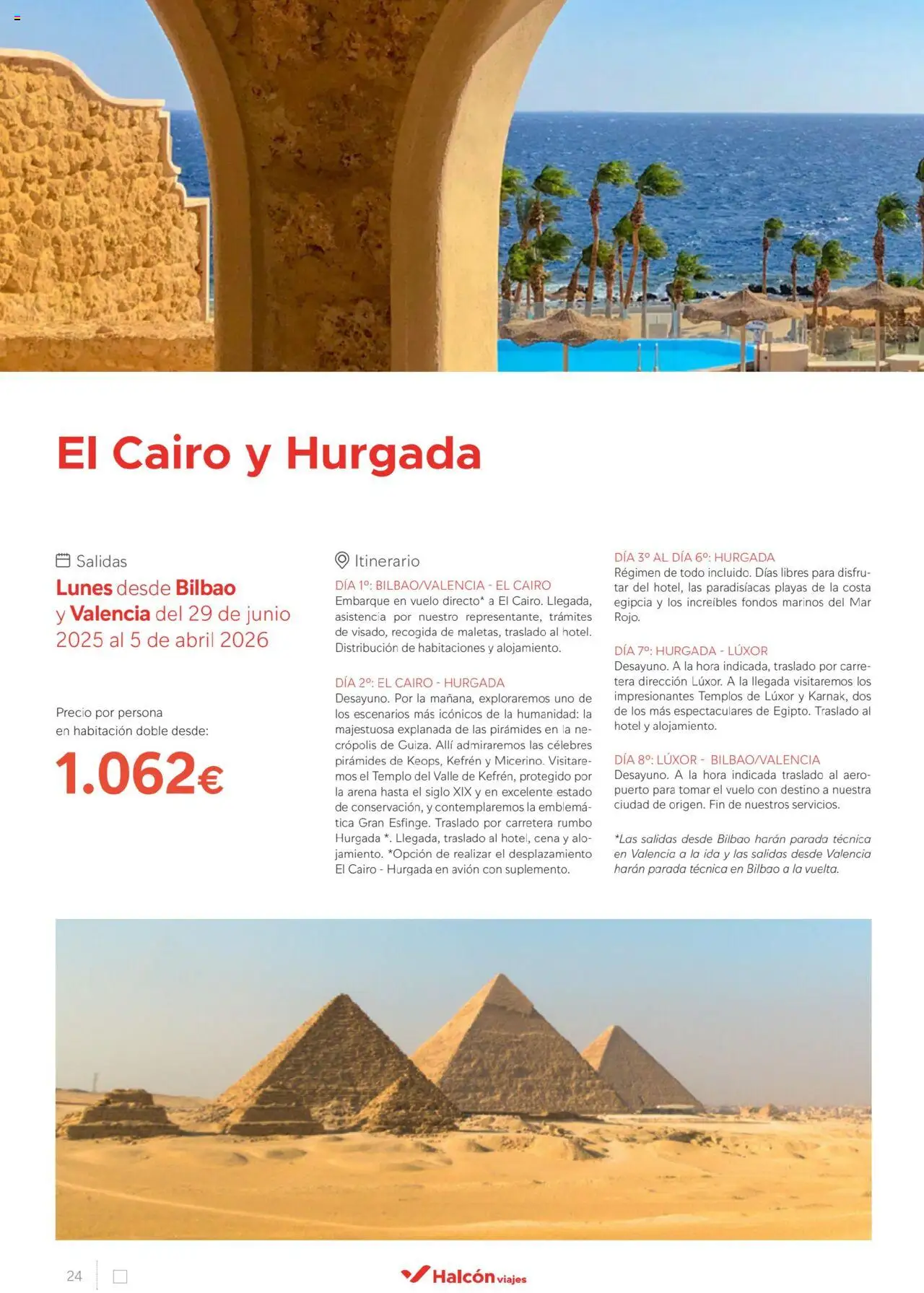Halcón Viajes Egipto │ válido desde el 01.07.2025 | Página: 24