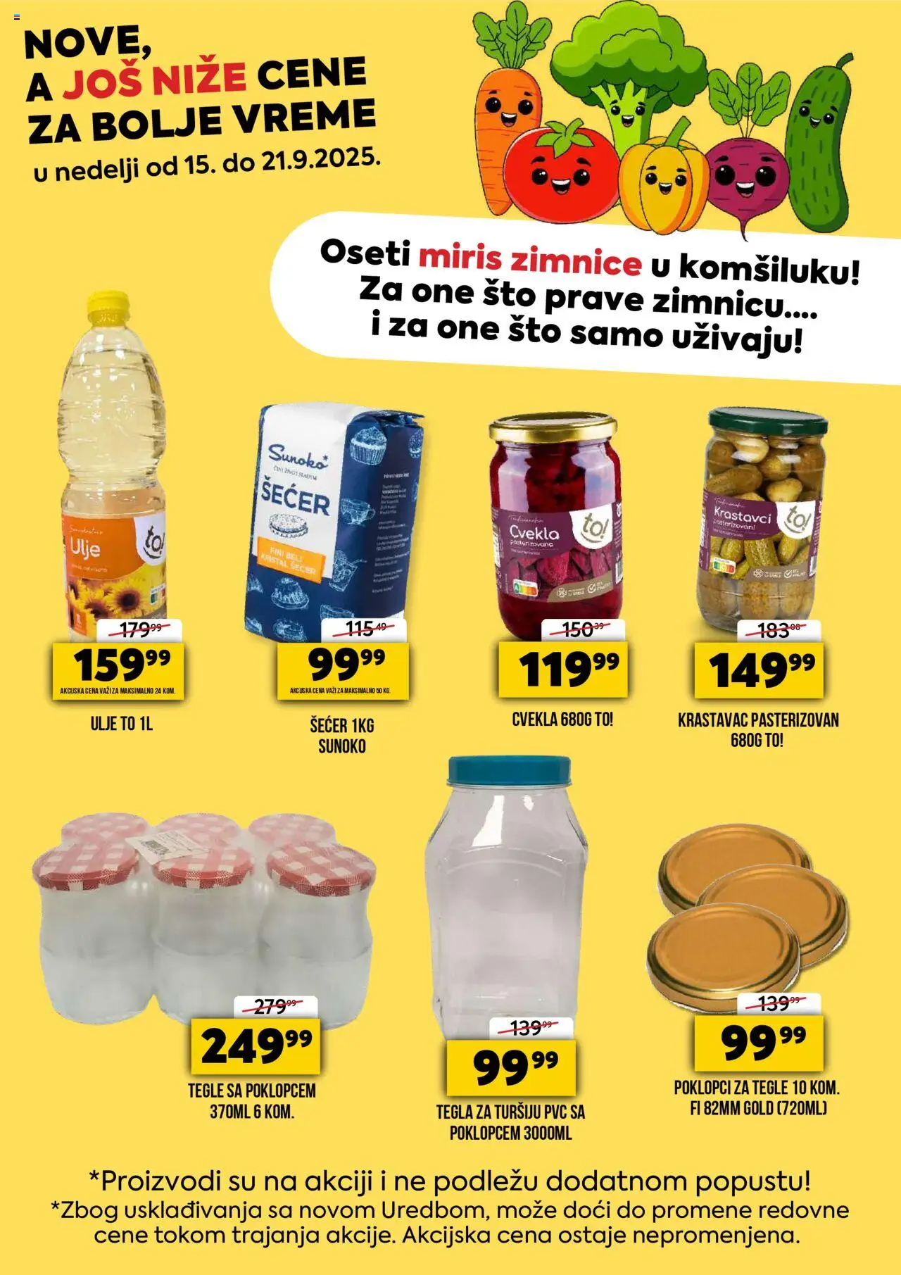 Tekijanka katalog - važi od 15.09.2025 | Strana: 3 | Proizvode: Cvekla, Sto, Miris, Tegla
