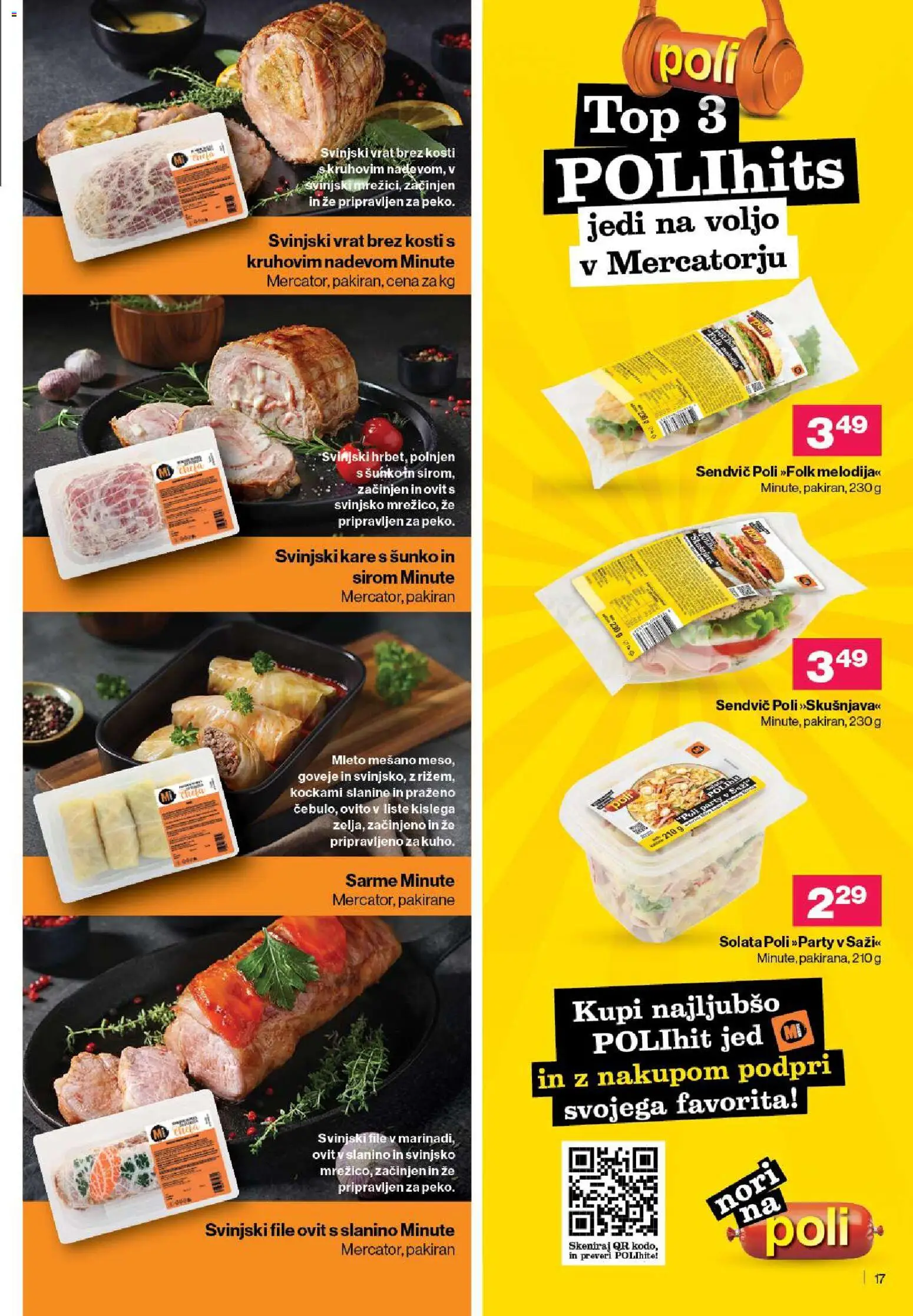 Novi Mercator katalog ponudbe – veljaven od 13.11.2025 | Stran: 17 | Izdelki: Solata