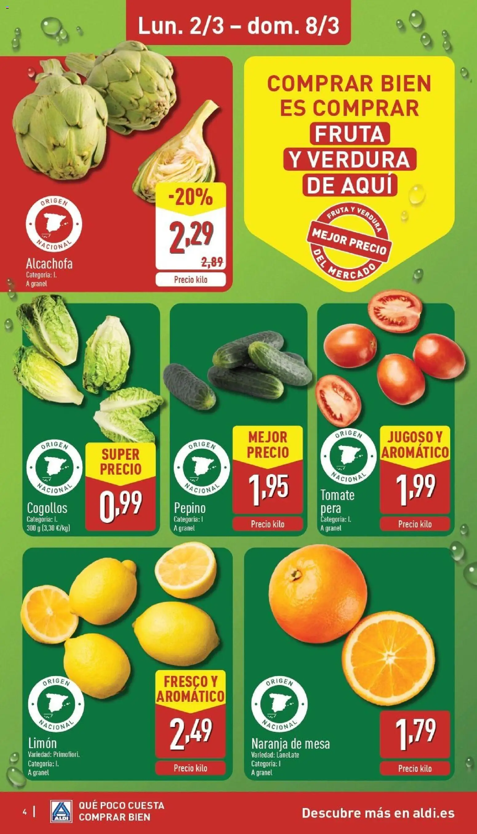 Aldi folleto Península │ válido desde el 02.03.2026 | Página: 4 | Productos: Στιγμιαίος καφές, Mesa