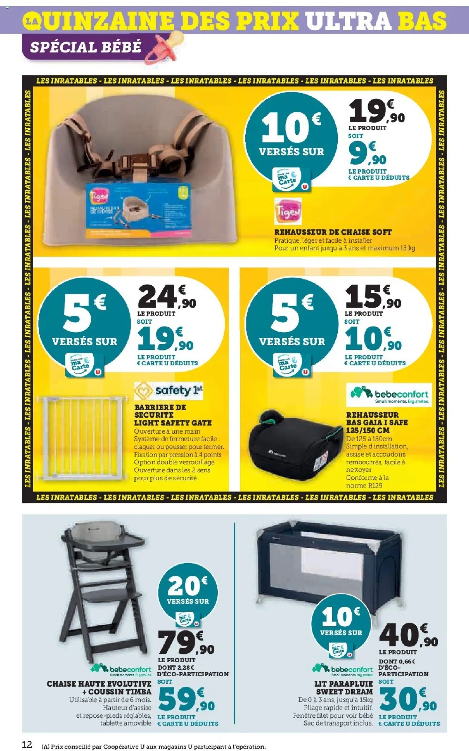 {H1} | Page: 12 | Produits: Sac, Sac de transport, Rehausseur, Parapluie