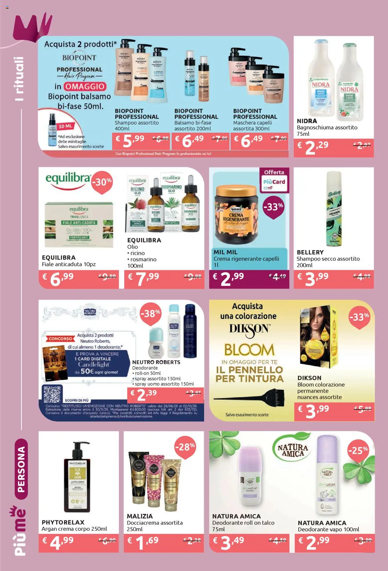 Volantino IperSoap del 25.08.2025 | Pagina: 14 | Prodotti: Shampoo, Rosmarino, Deodorante, Bagno