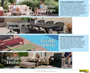 Vrtni trendovi 2026 Lesnina - Pregled kataloga iz trgovine Lesnina, vrijedi od 06.02.2026 | Stranica: 3 | Proizvodi: Ljuljačke